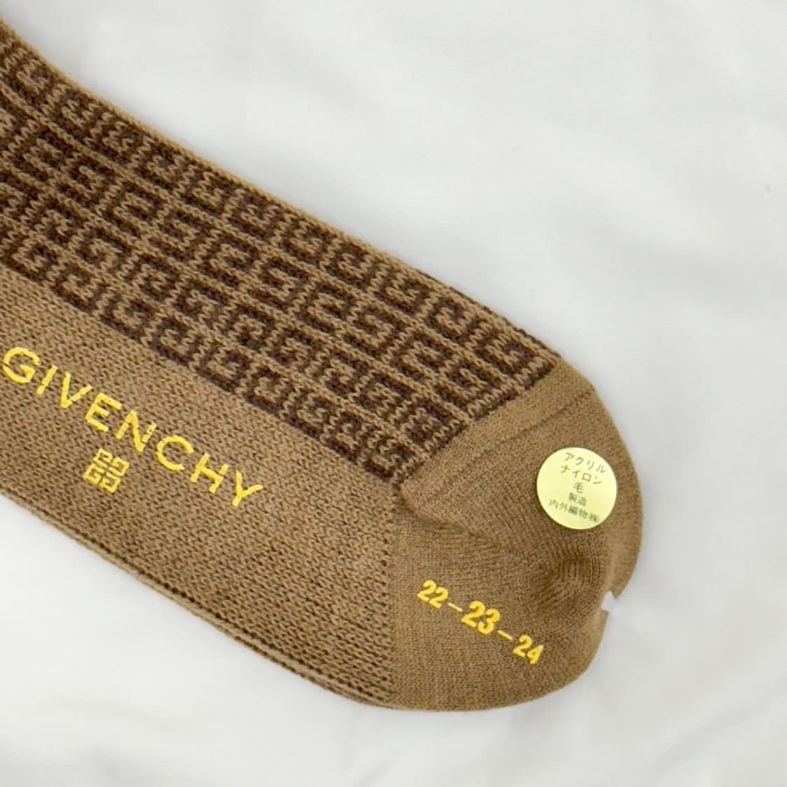 [새상품] givenchy / 지방시 로고 울 니삭스  상품이미지6