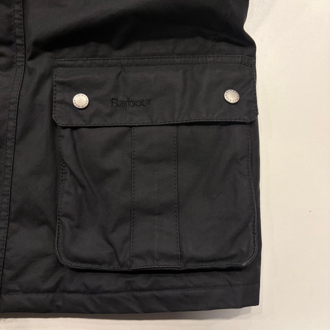 [M] 바버 듀크 왁스 인터내셔널 블랙 자켓 B270 상품이미지8