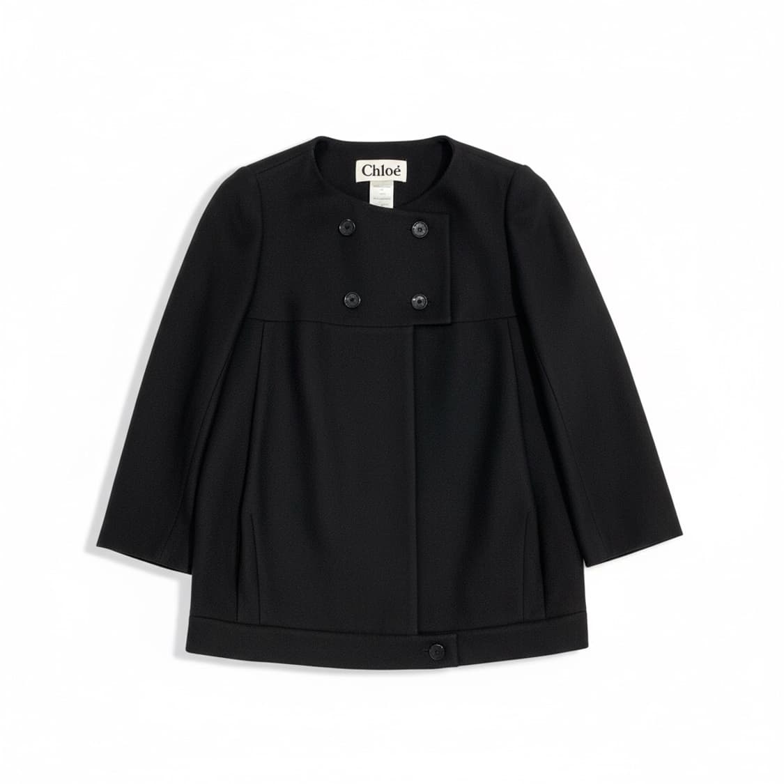 Chloé 끌로에 블랙 더블 버튼 자켓 40 상품이미지1