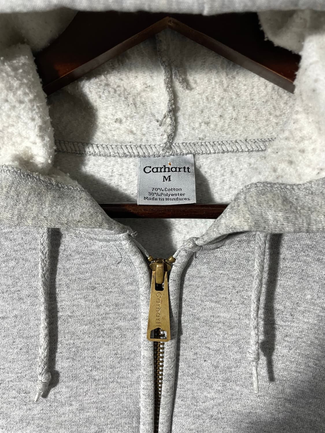 칼하트 오버핏 기모 후드 집업 상품이미지6