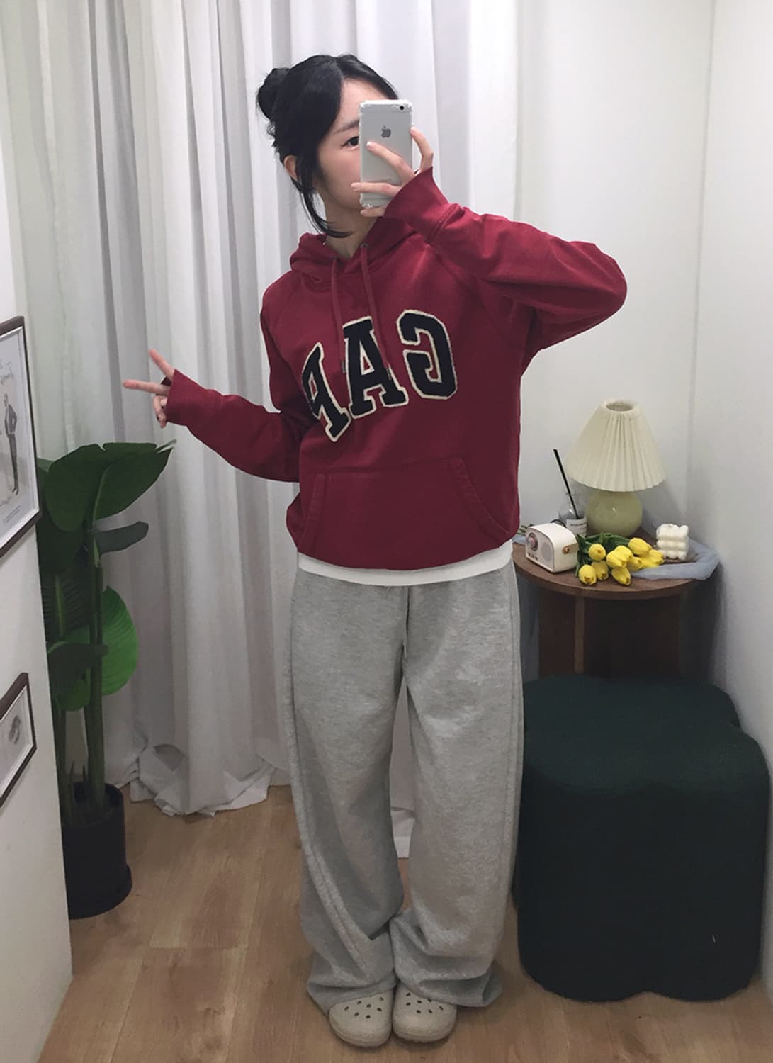 여성 GAP 후드티 95 상품이미지1