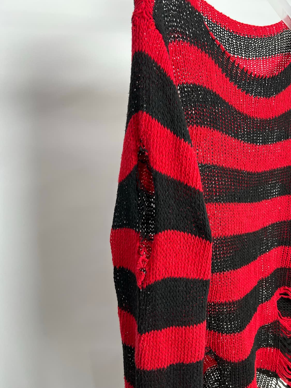 빈티지 스트라이프 데미지 니트  상품이미지5