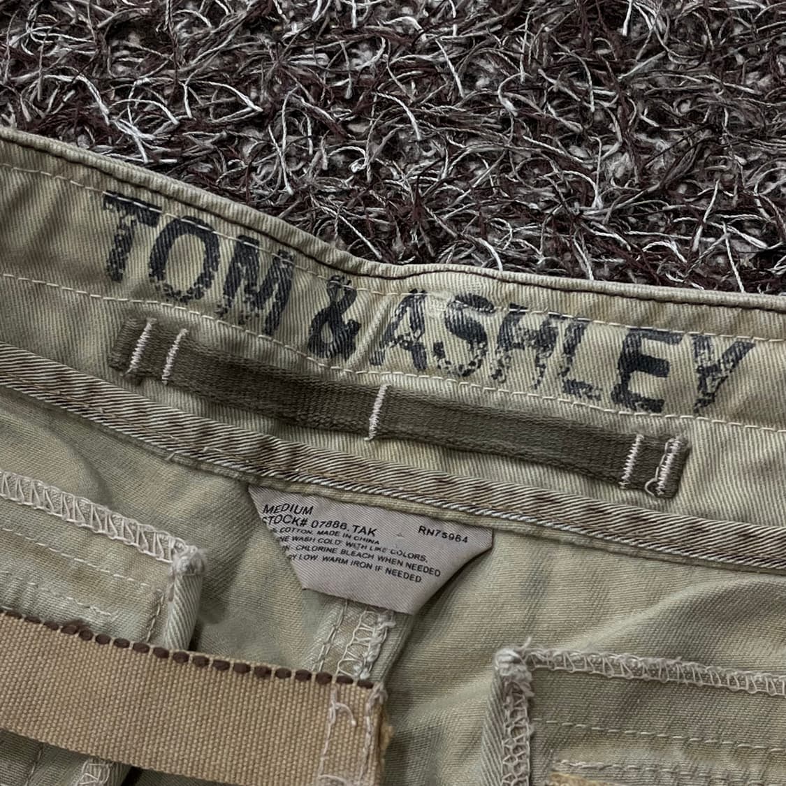 빈티지 TOM&ASHLEY 카고 팬츠 상품이미지7