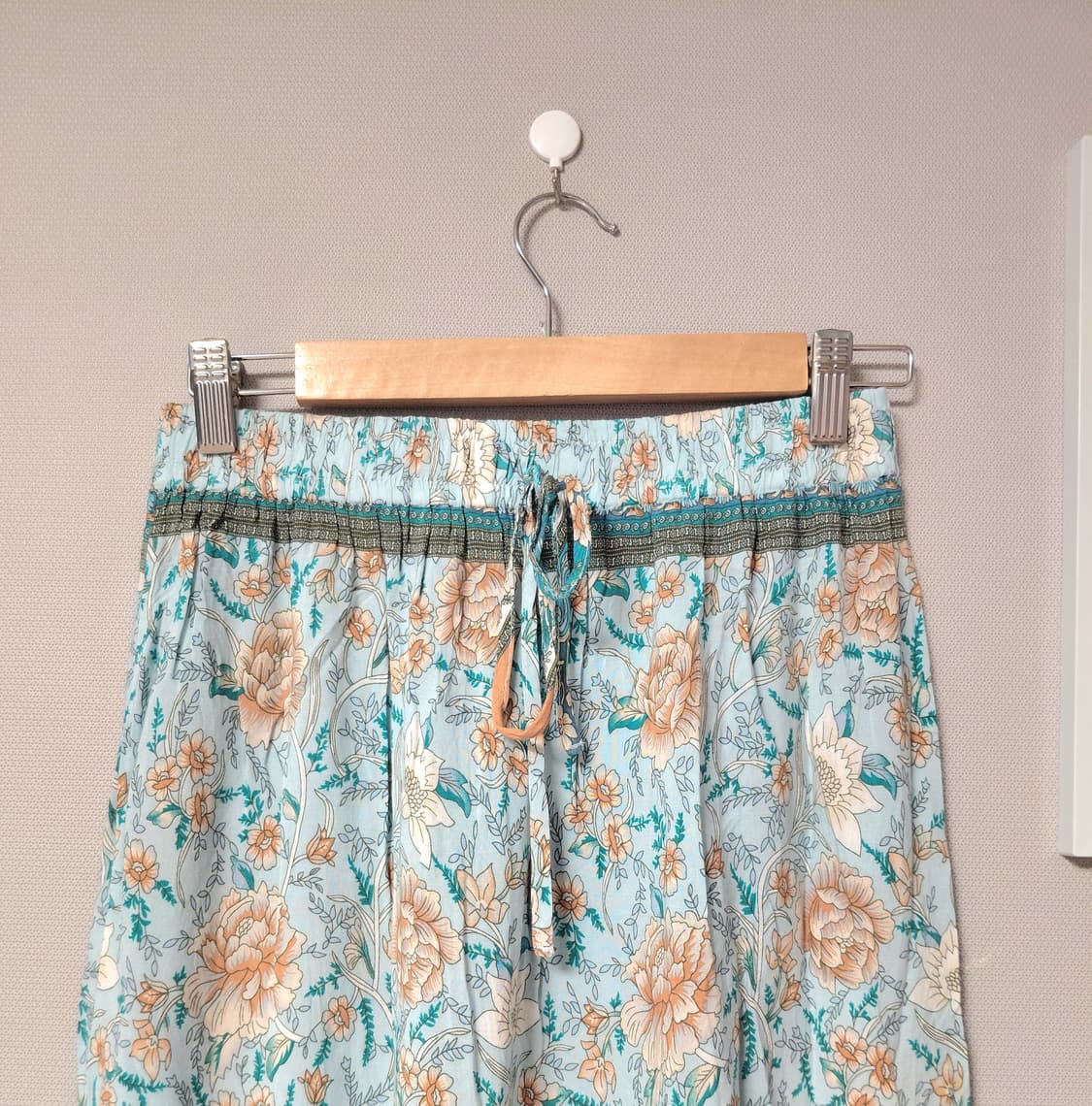 소프트 민트 롱 스커트 상품이미지2