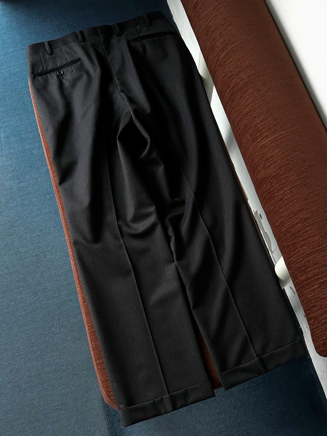 1 pleats light wool wide straight slacks 상품이미지9