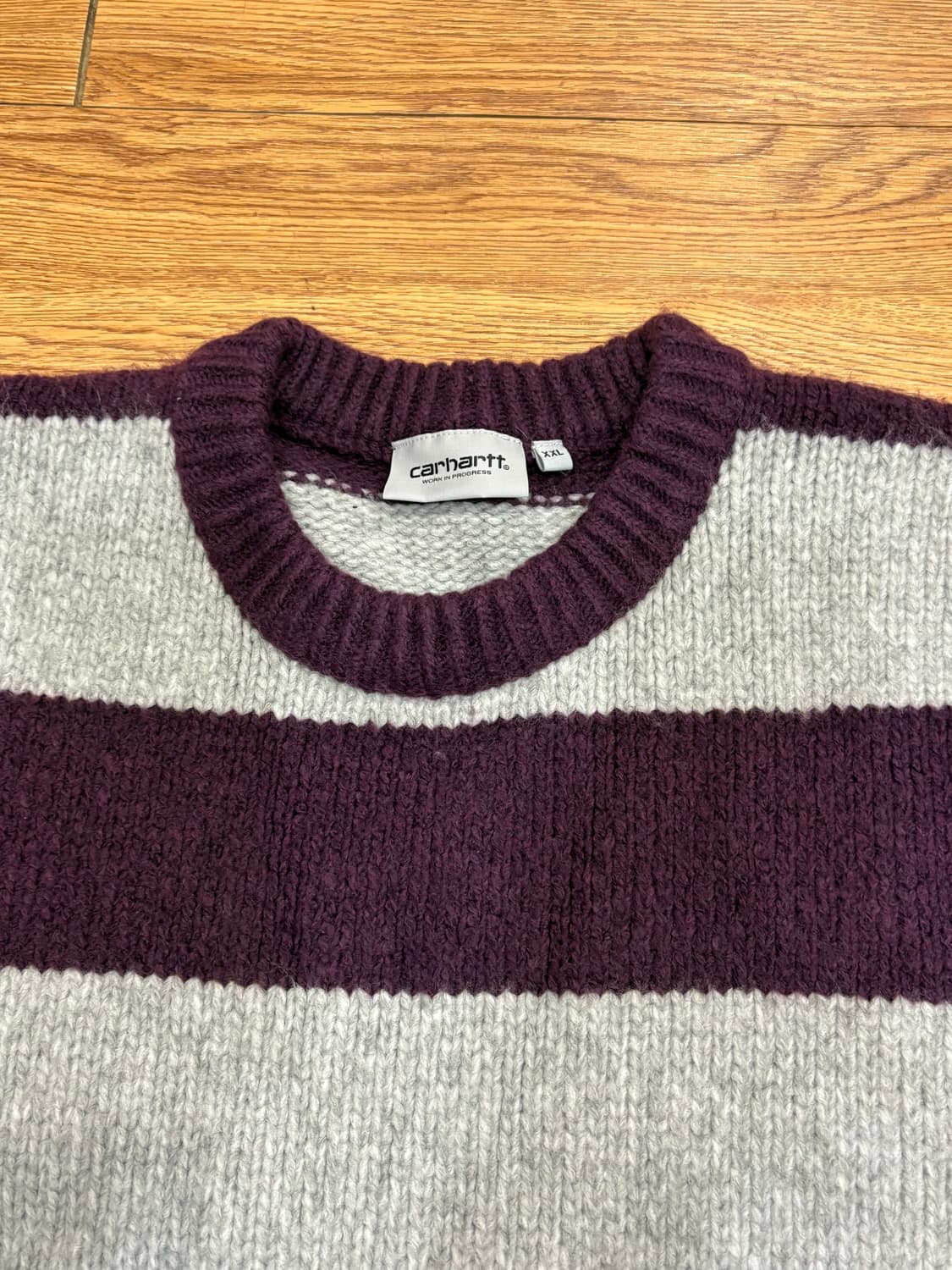 칼하트 wip 스트라이프 니트 상품이미지4