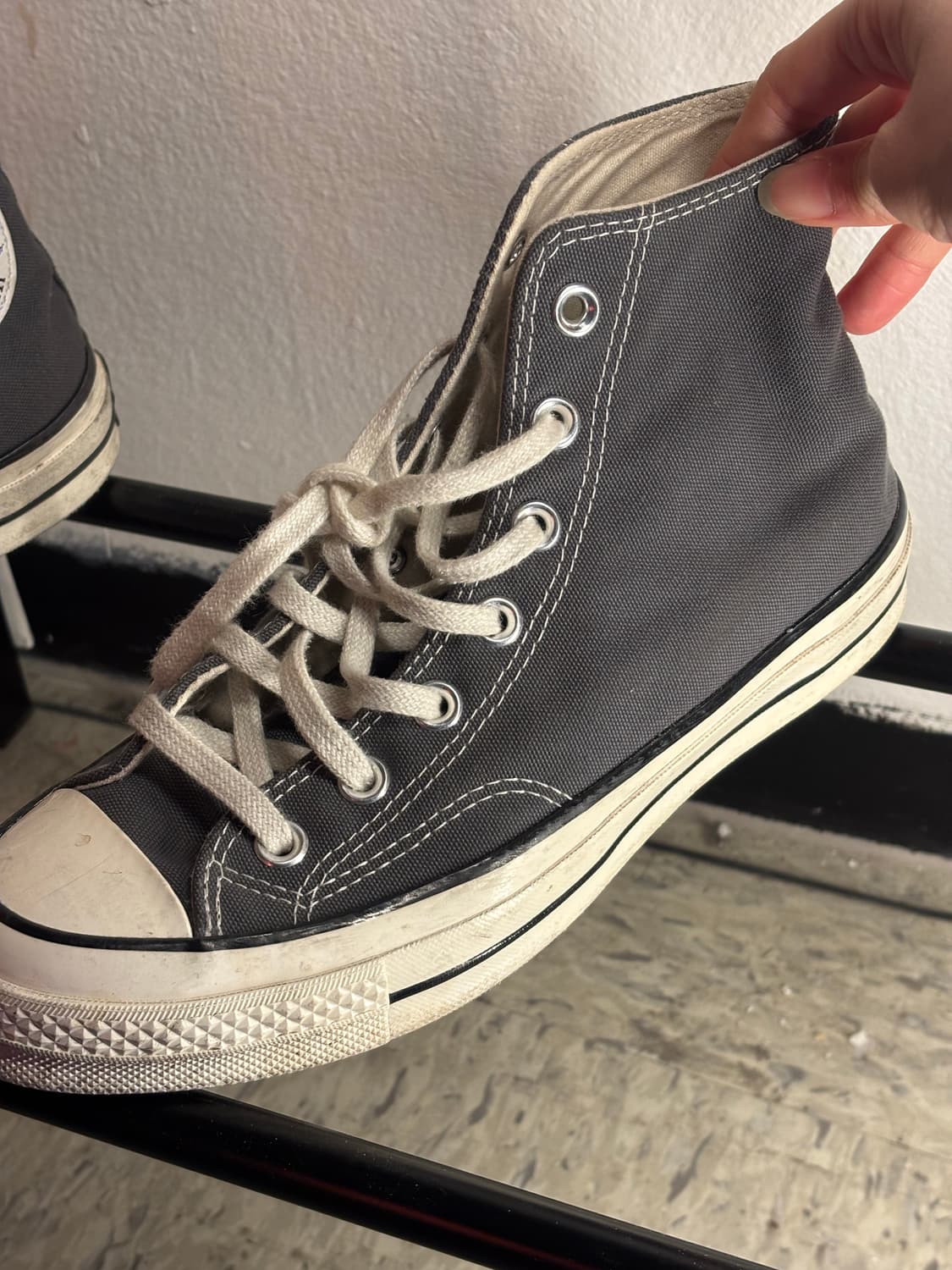 컨버스 척테일러 하이 다크그레이 245mm 상품이미지2