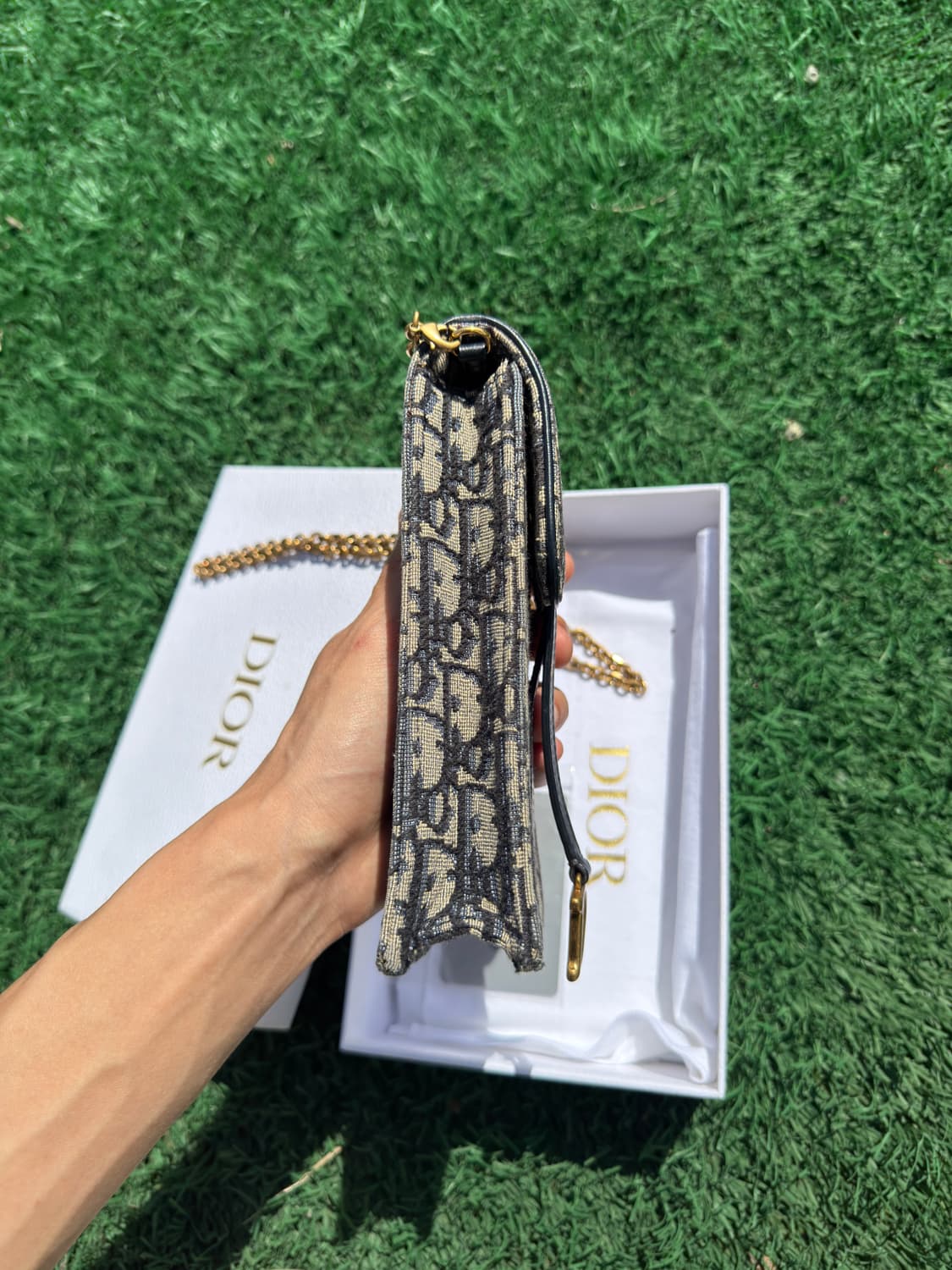 디올 오블리크 버티컬 폰 홀더백 상품이미지5