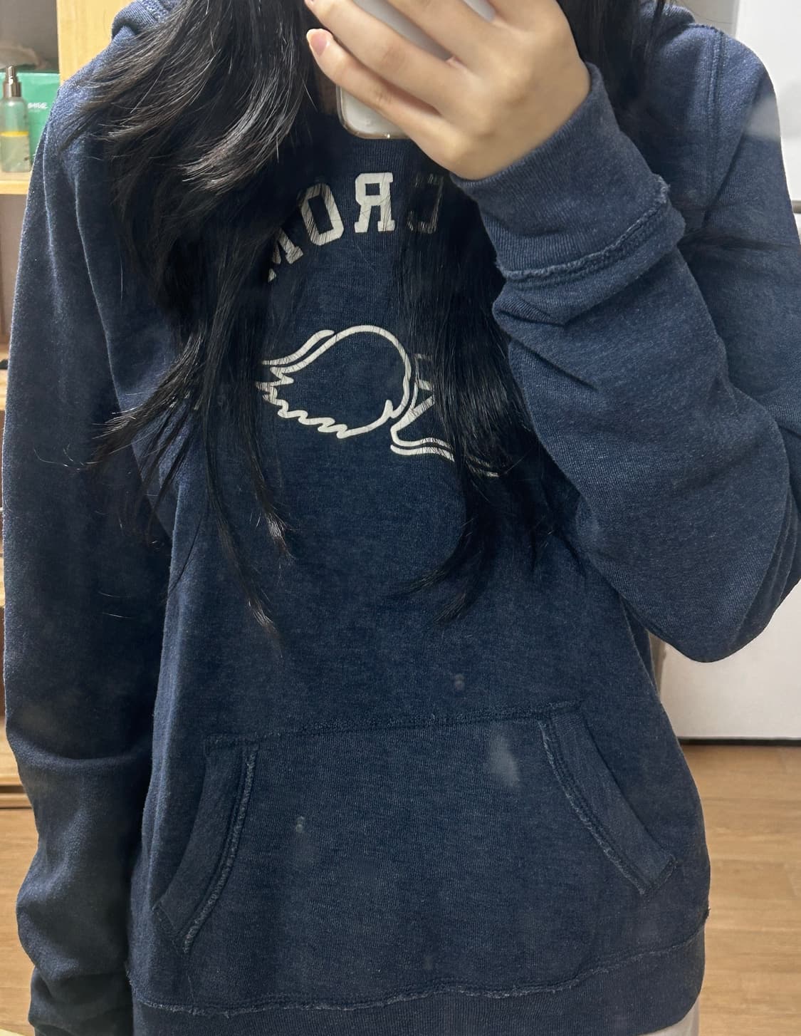 아베크롬비 후드티 네이비 상품이미지1