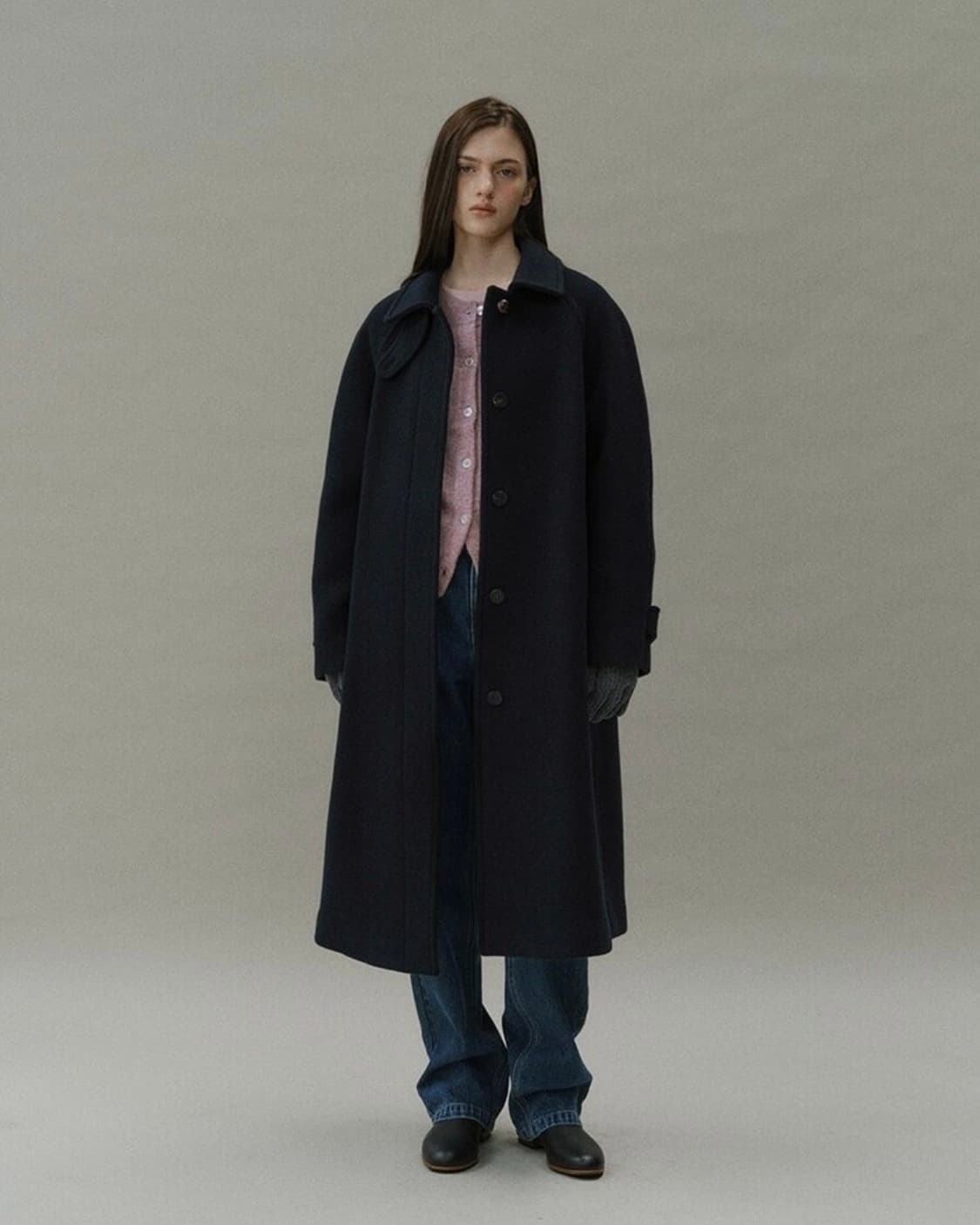 블랭크공삼 울 발마칸 코트 상품이미지2