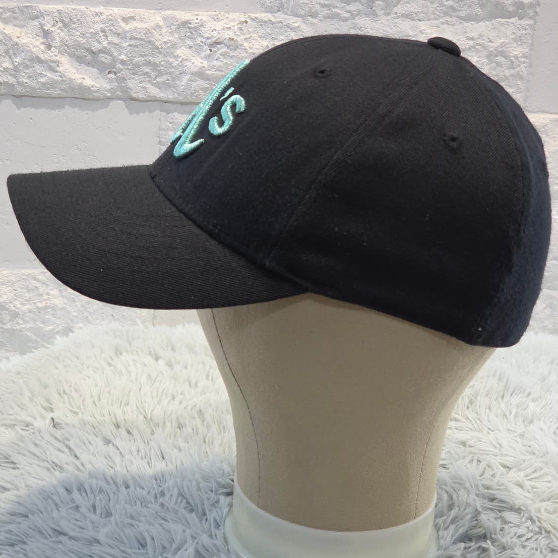 p7-6:엠엘비 오클랜드 애슬레틱스 플렉스핏 볼캡 블랙S-M (56-58 상품이미지4