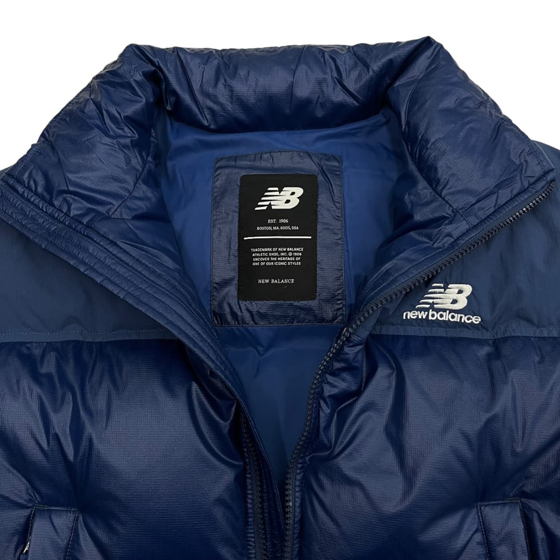 뉴발란스 블루 패딩 M 상품이미지5