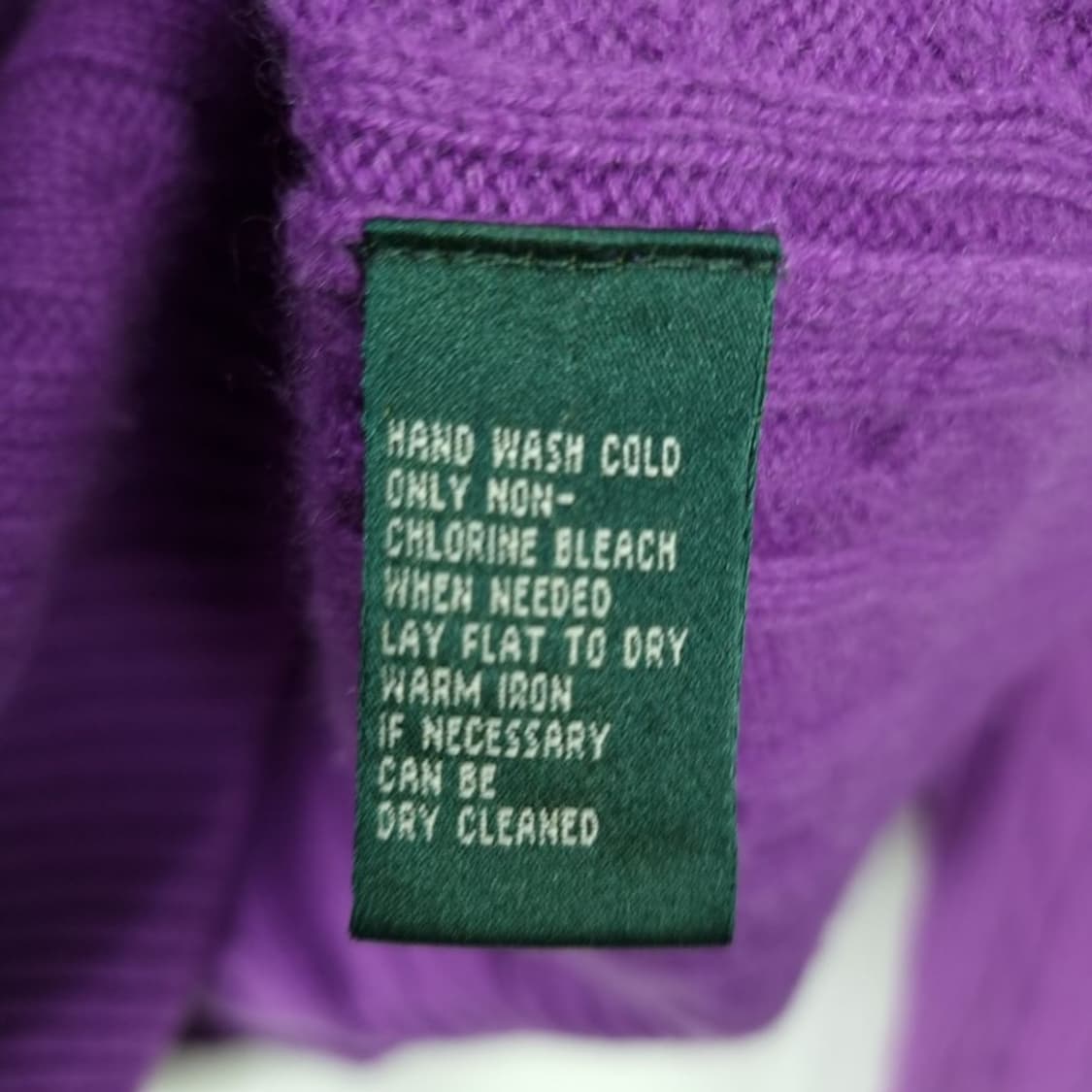 [폴로 랄프로렌] 로고 자수 케이블 꽈배기 니트 바이올렛 M19742 상품이미지8