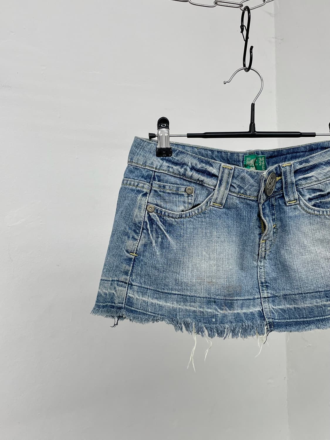 데님 워싱 마이크로 스커트 상품이미지4