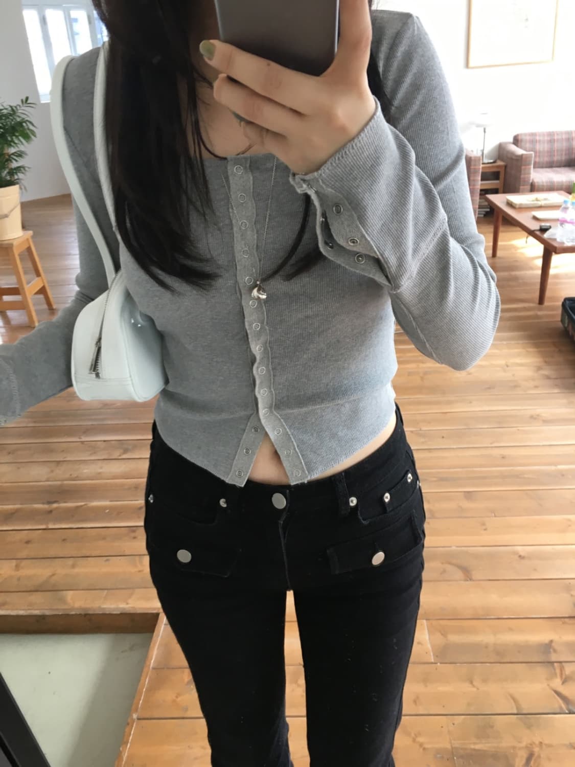아워캐비넷 버튼 티셔츠 상품이미지2