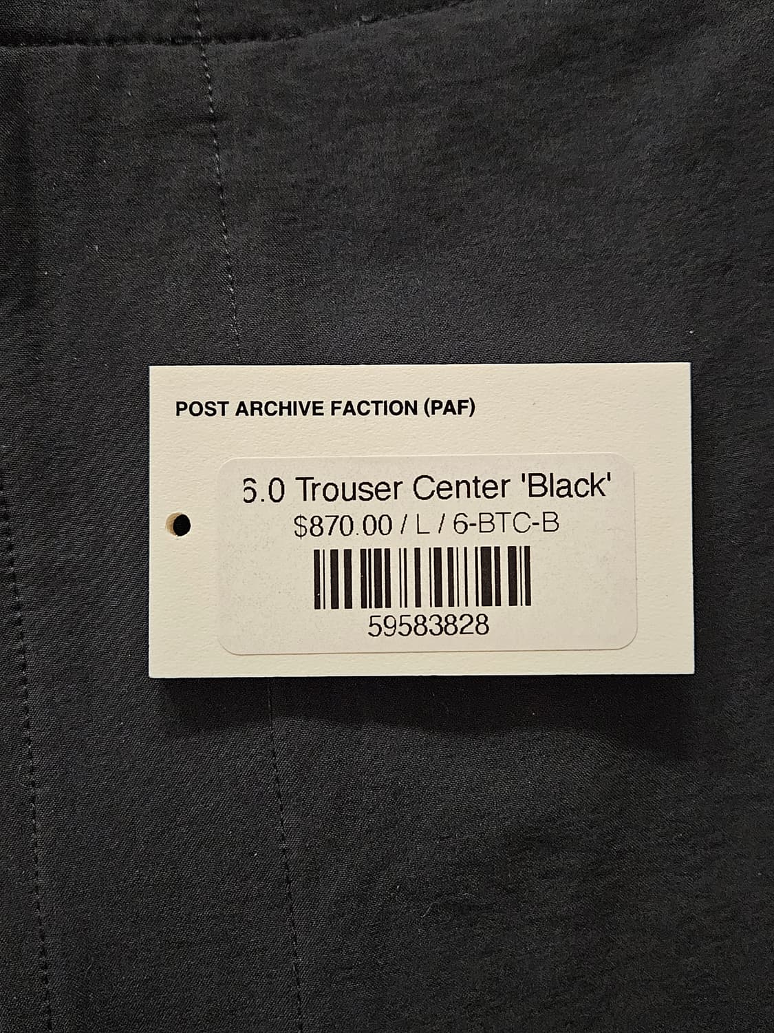 Paf 6.0 trousers center L 상품이미지3