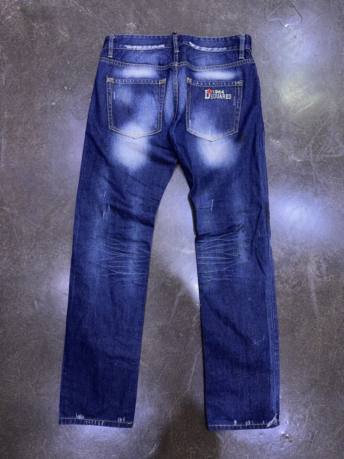 디스퀘어드2 야구진2 빈티지 데미지워싱 슬림핏 데님팬츠 50 상품이미지2