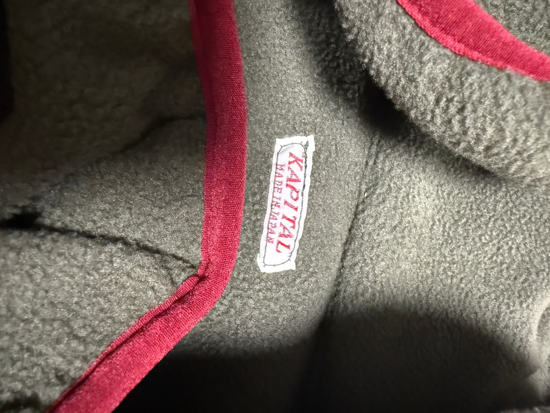 캐피탈 아노락 플리스 올리브 3사이즈 상품이미지3