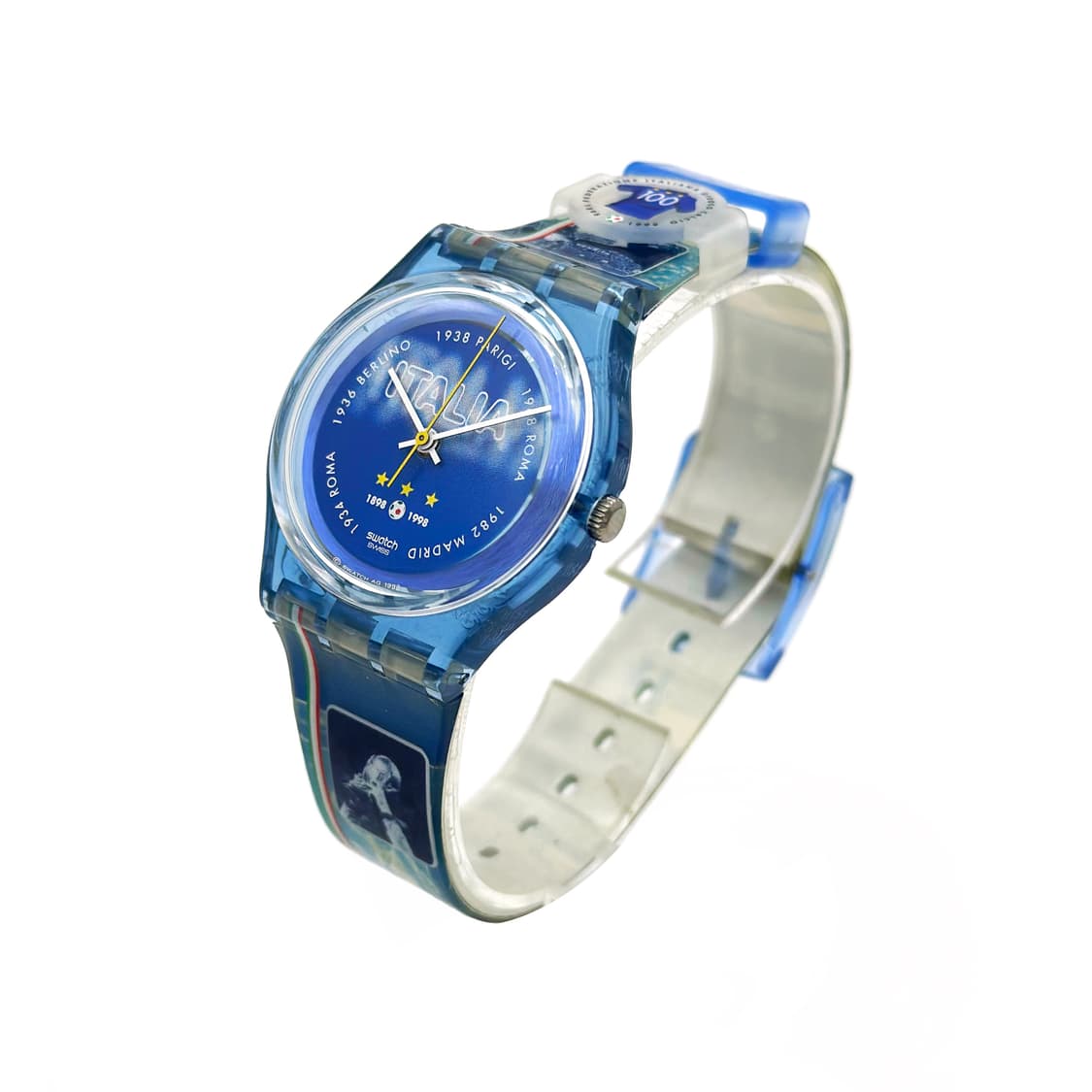 98년판) 빈티지 스와치 이탈리아 축구 100주년 기념판 상품이미지4