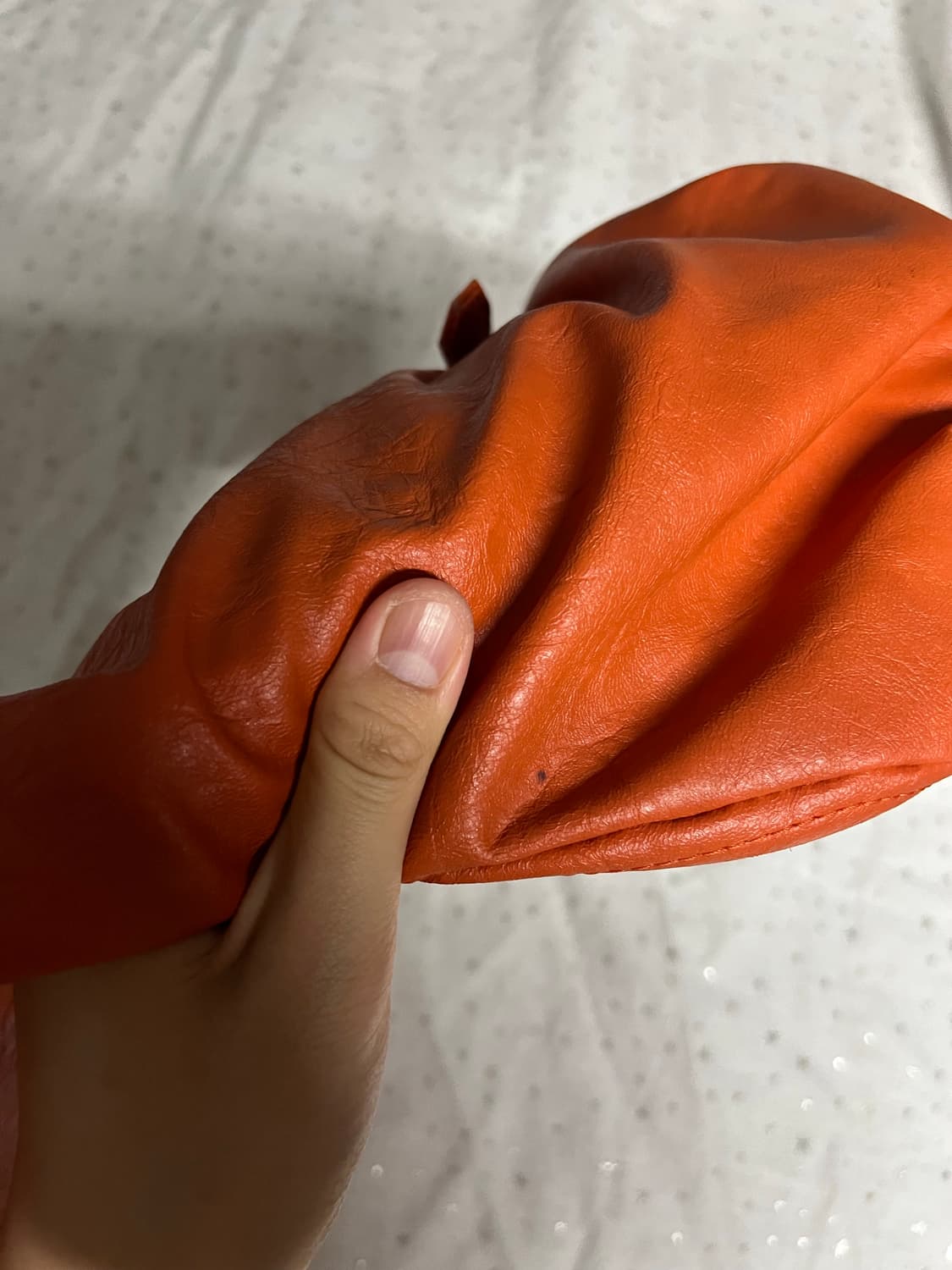 오렌지 가죽 핸드백 🍊 상품이미지6