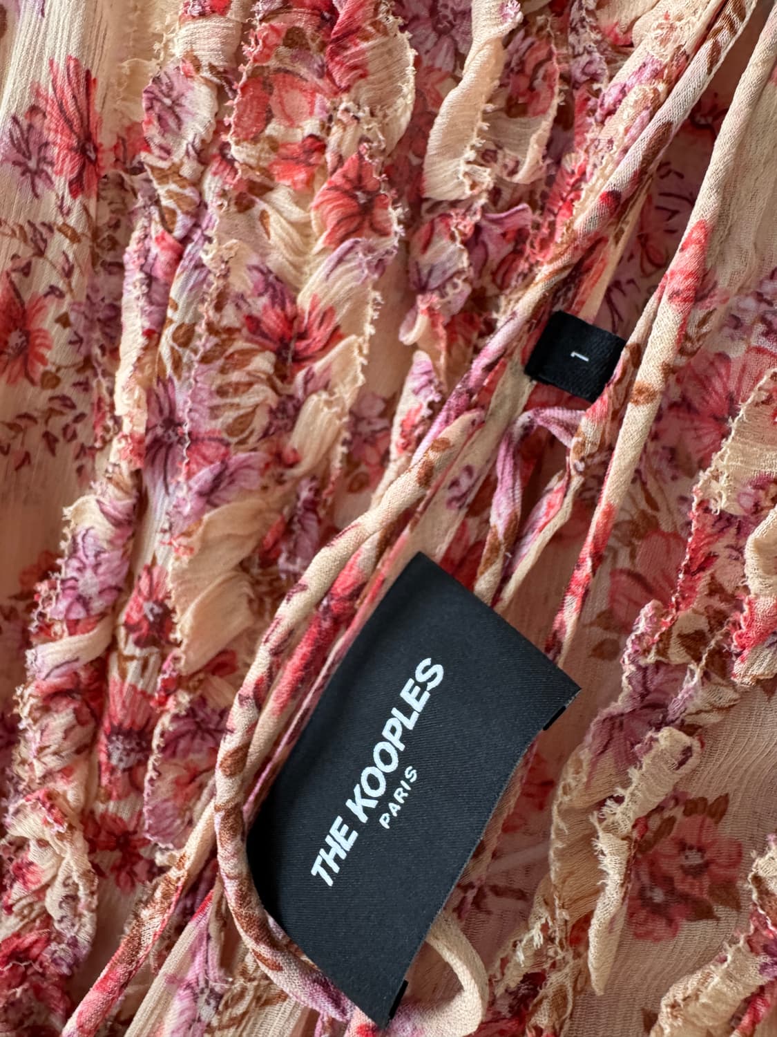 새상품 컨디션 THE KOOPLES  플라워 롱 원피스1(55사이즈) 상품이미지9