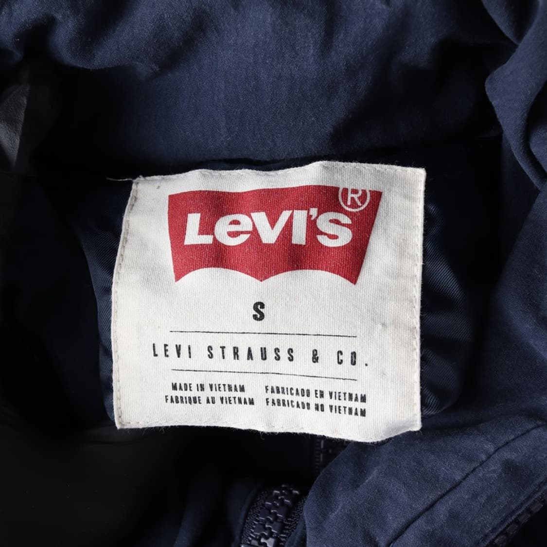 리바이스 네이비 M65 유틸리티 필드 자켓 S 상품이미지6