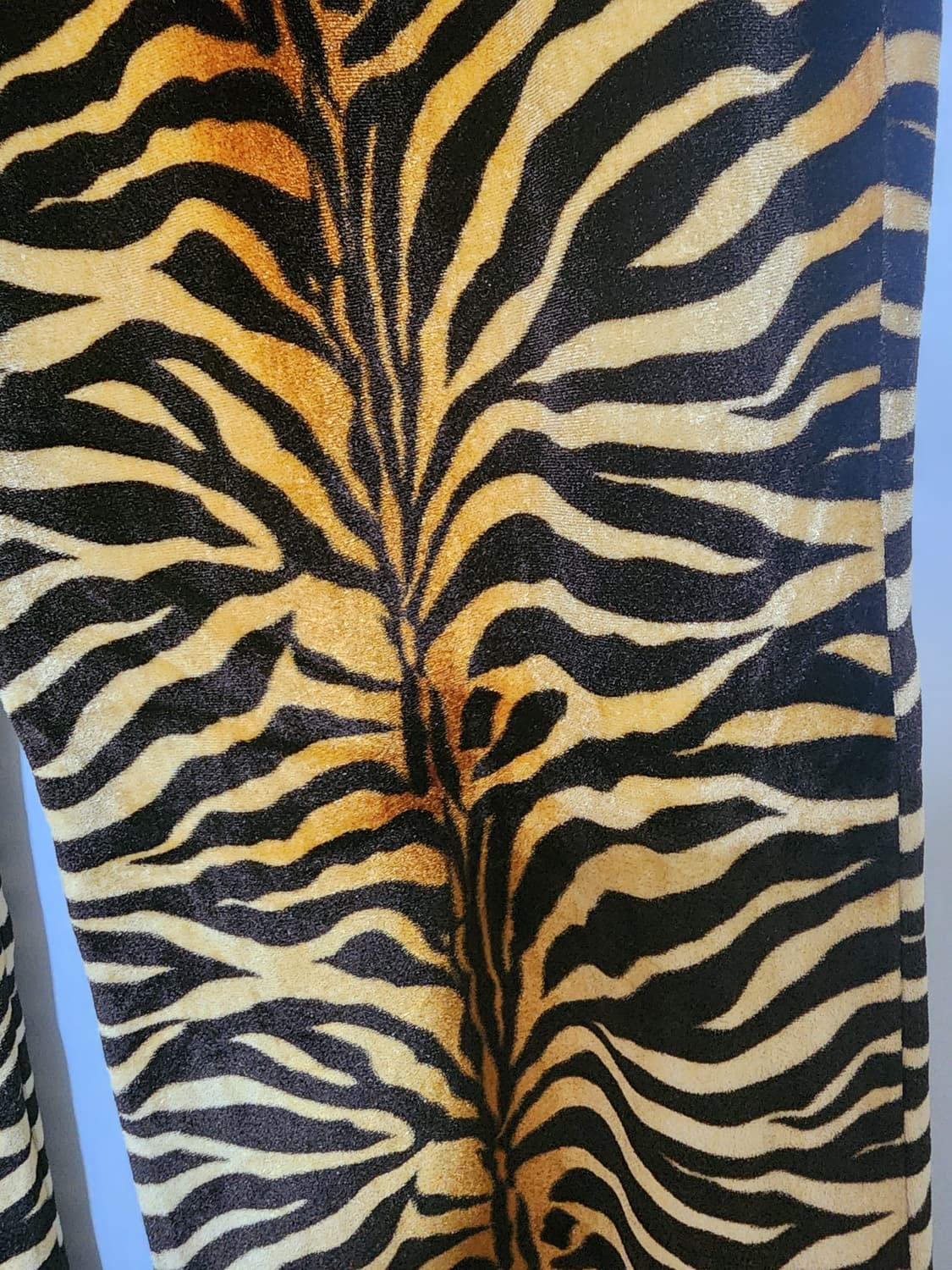 지브라 벨벳 부츠컷 밴딩팬츠 상품이미지4