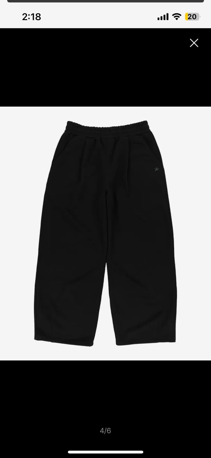 더콜디스트모먼트 TCM starfish sweat pants (black 상품이미지4