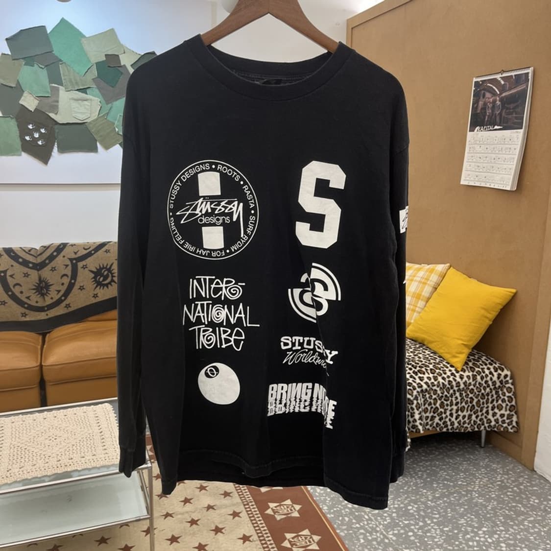 스투시 아카이브 스트릿 펑크 스컬 롱슬리브 L C10092 상품이미지3