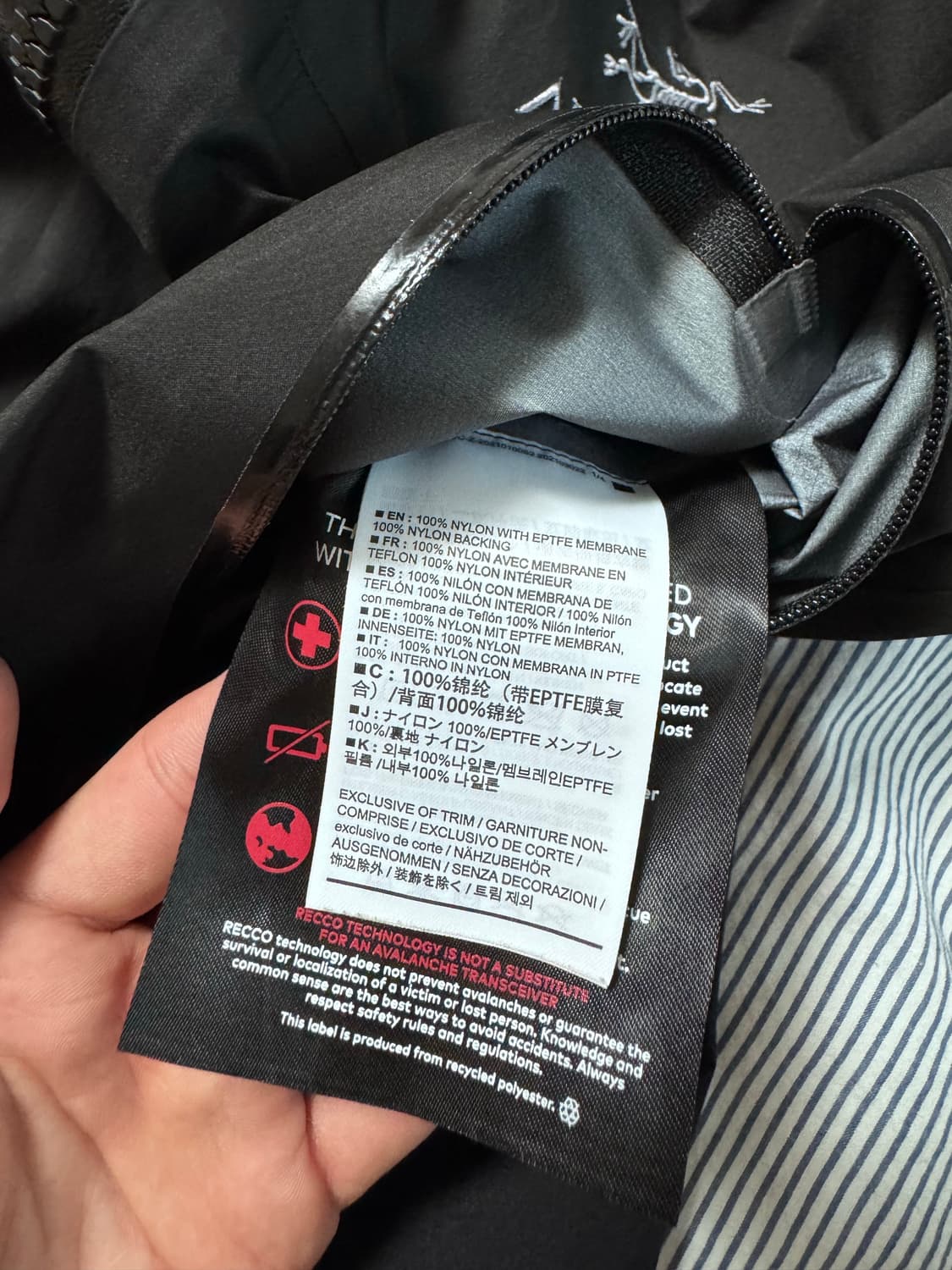 (S급) 아크테릭스 베타 AR 자켓 블랙 상품이미지10