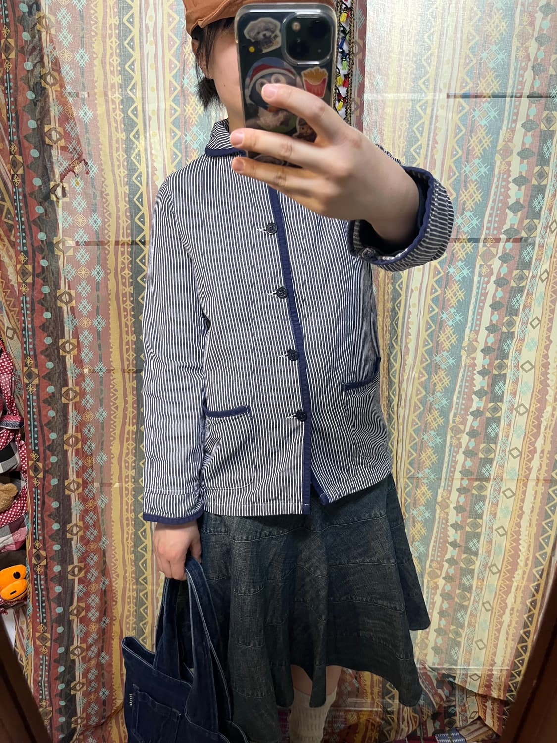 Le glazik 르 글라지크 히코리 스트라이프 재킷 상품이미지3