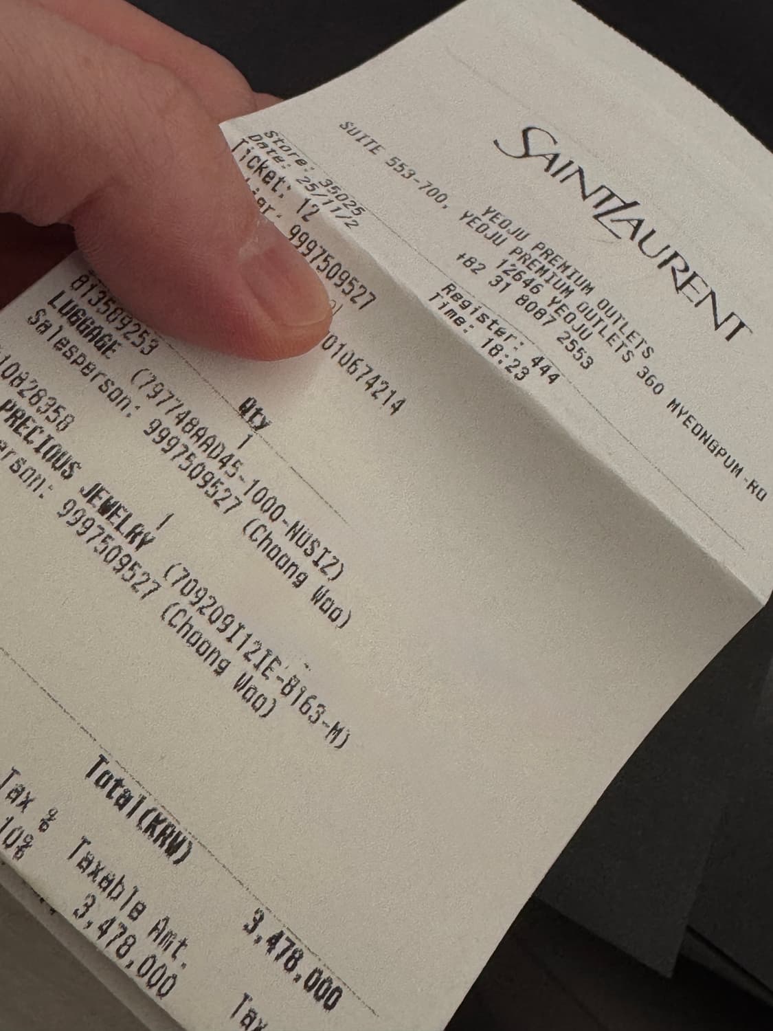 생로랑 레더크롬 브레이슬릿 팔찌 상품이미지4