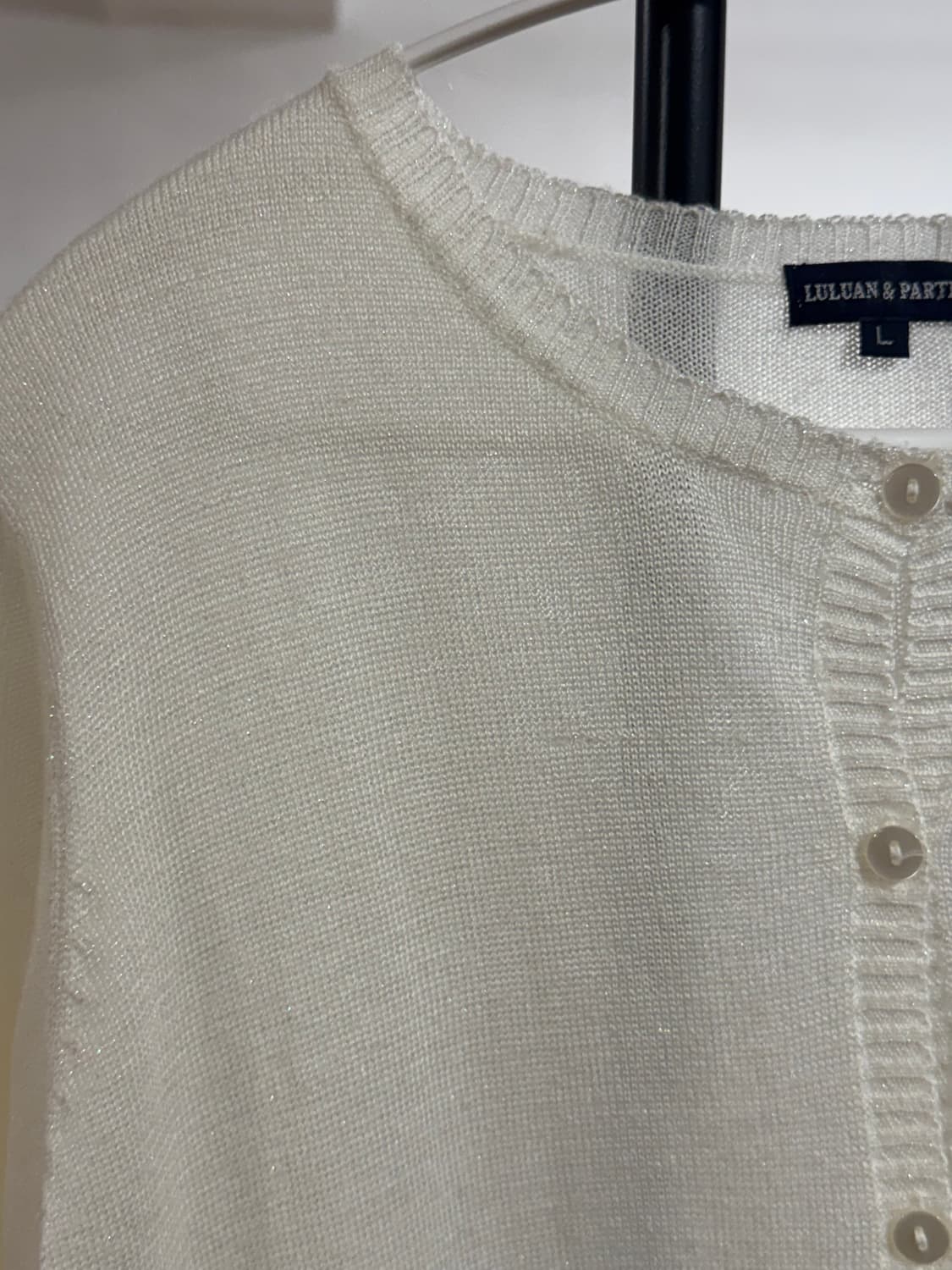 빈티지 아이보리 케이블 니트 가디건 상품이미지6