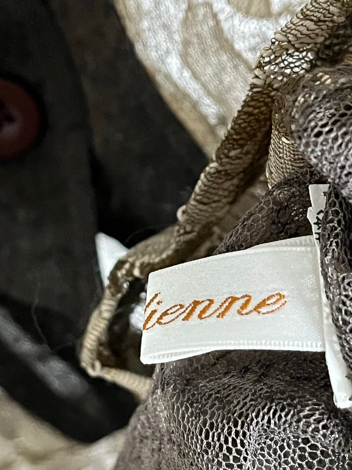 일본 빈티지 여성 레이스 배색 조끼 상품이미지5