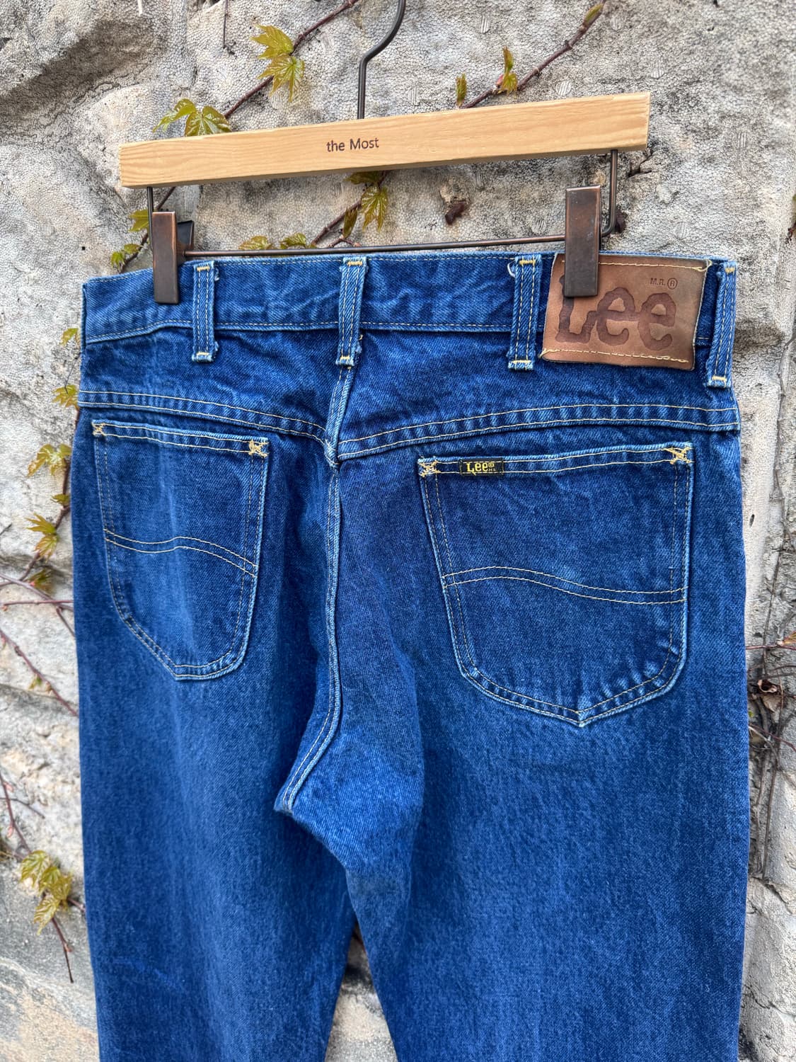 70s lee 빈티지 200 talon지퍼 웨스턴 워싱 데님 팬츠 32 상품이미지4