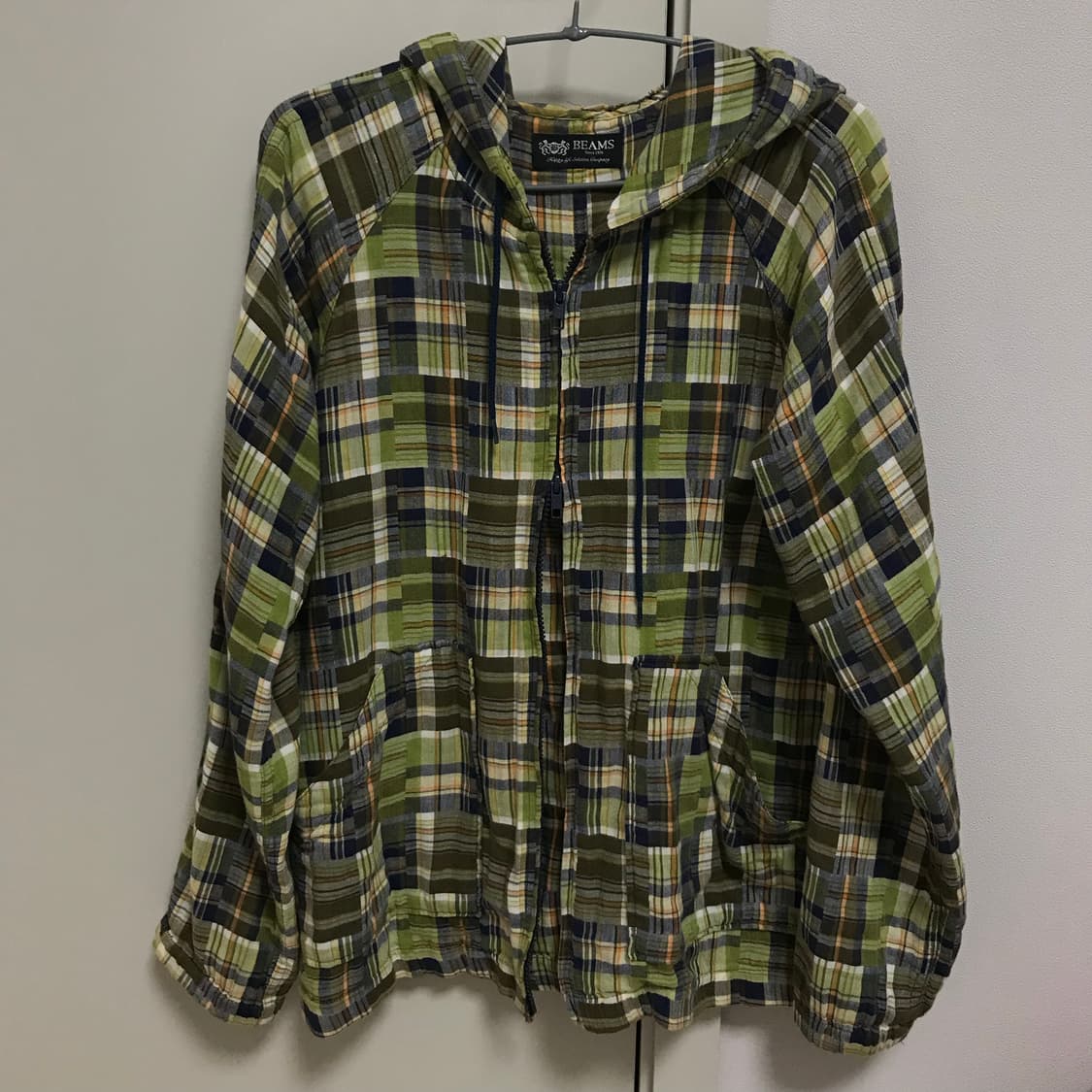 BEAMS patchwork 2way zip up 상품이미지3