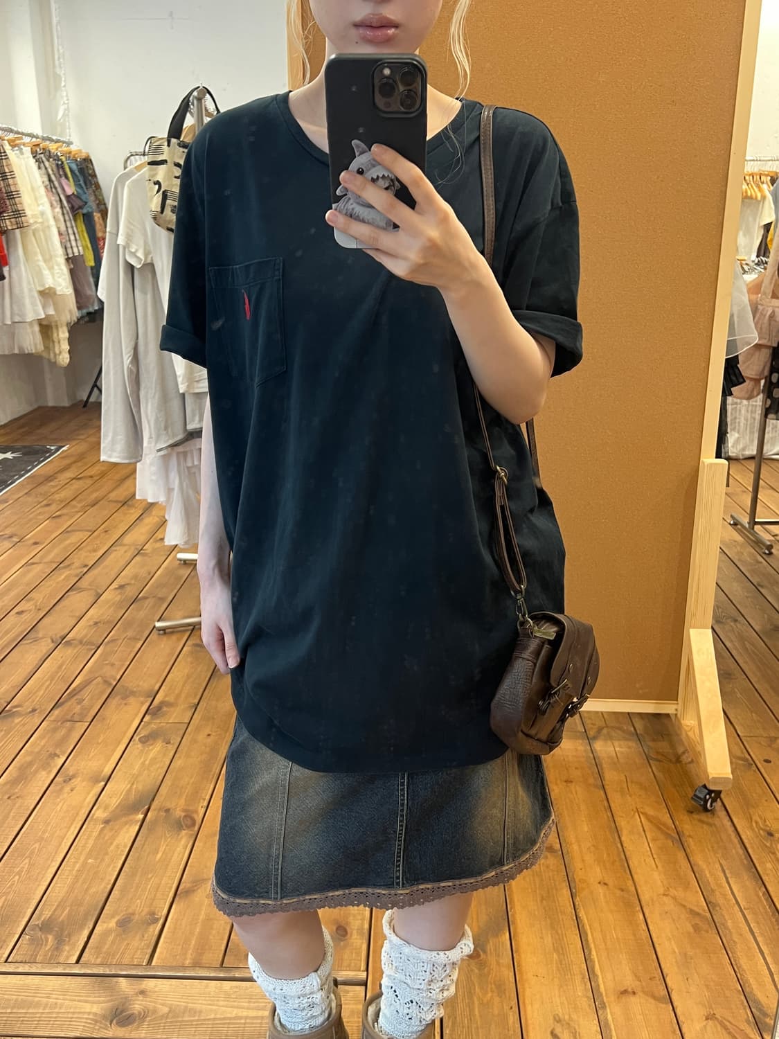 폴로 블랙 포켓 반팔 상품이미지3