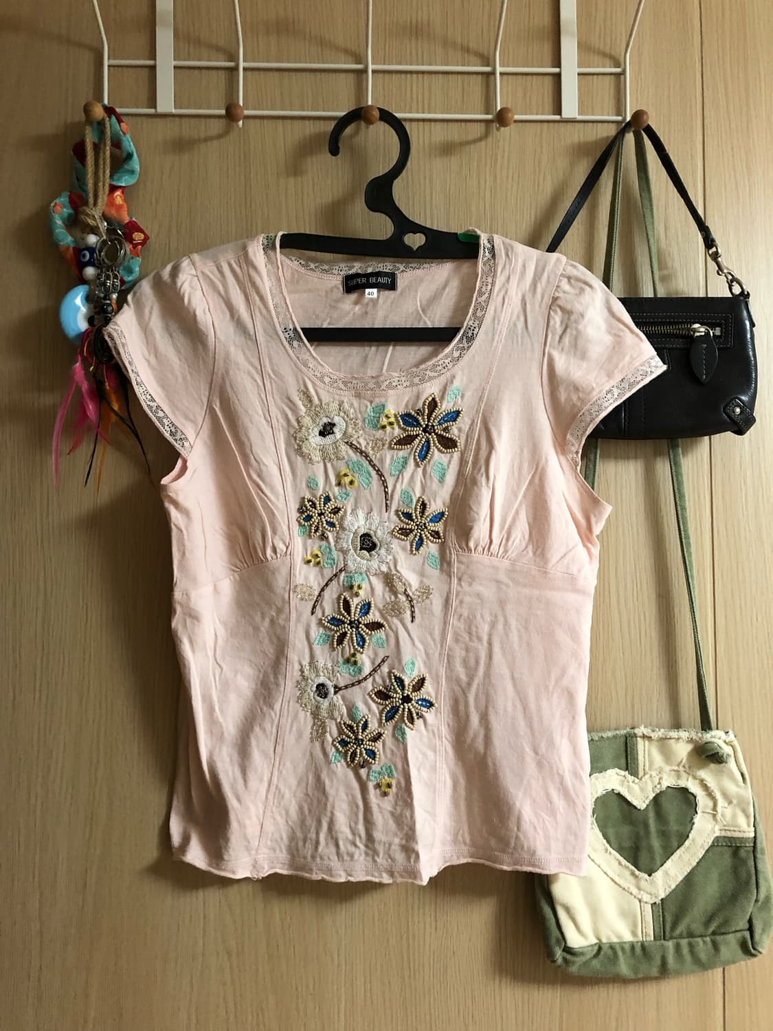 Pink mori top 상품이미지1