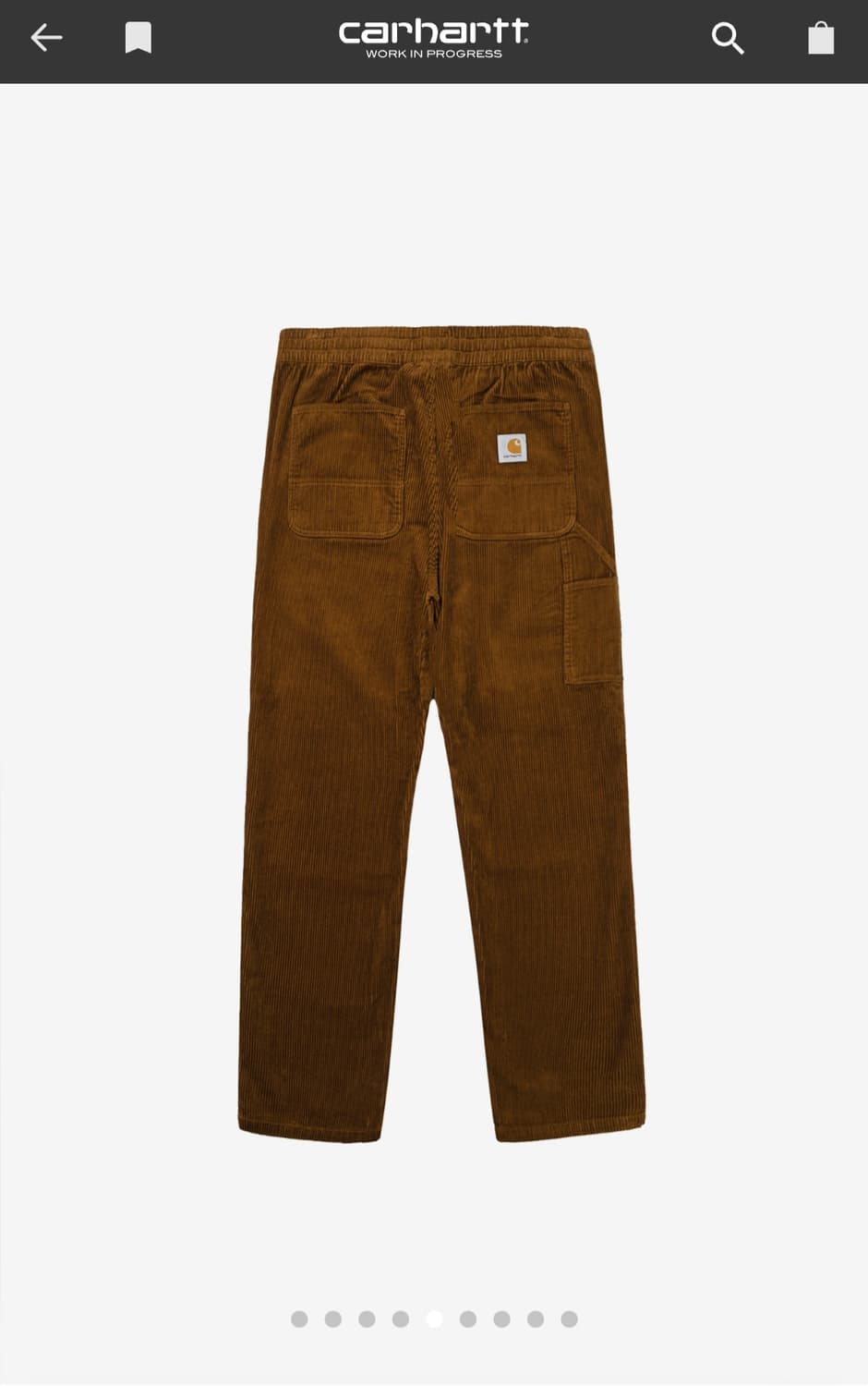 칼하트 코듀로이 팬츠(브라운) L 상품이미지2