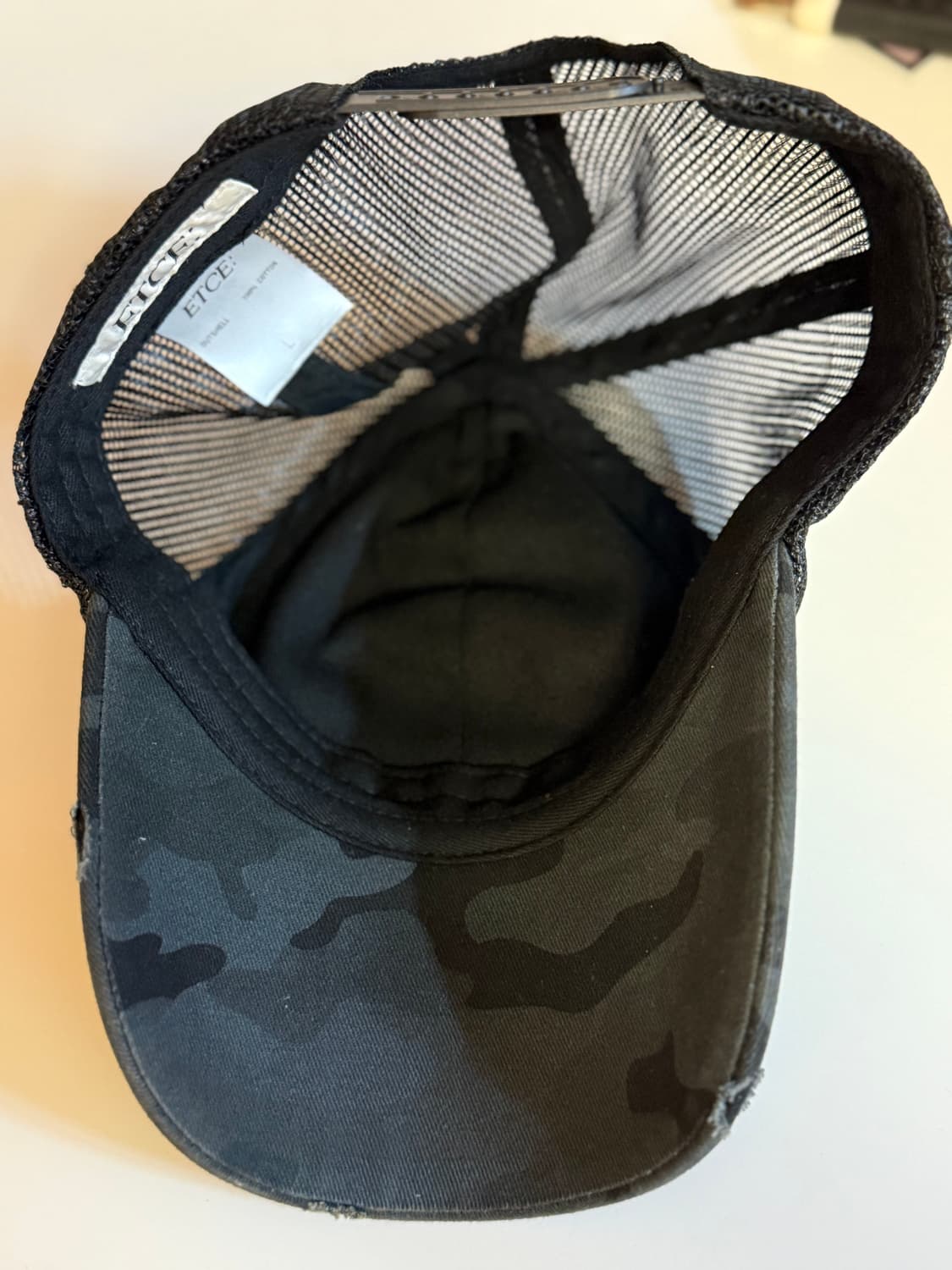 etce 스컬 패치 트러커 캡 모자 L 상품이미지4