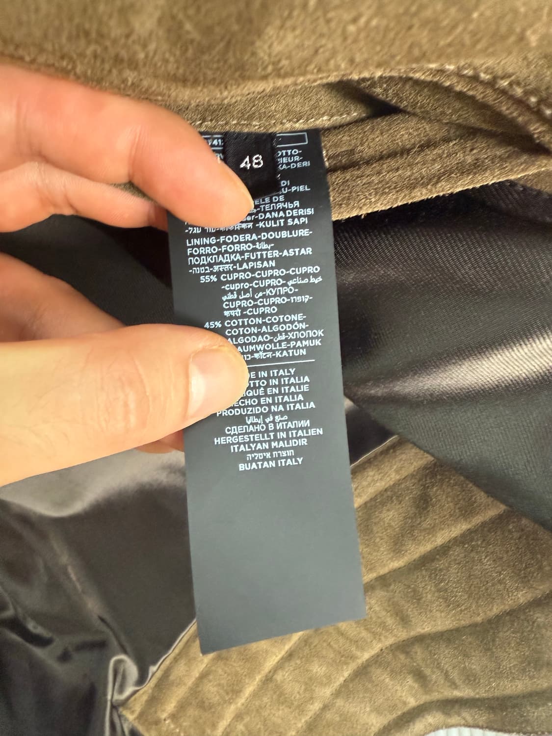 톰포드 아이콘 스웨이드 라이더자켓 상품이미지8