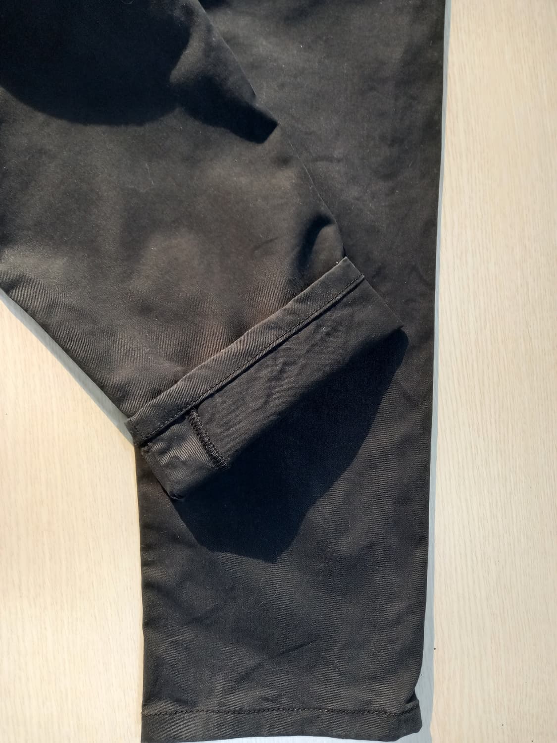 34 Theory 봄여름용 스판 슬림일자 치노팬츠 블랙 34-560 상품이미지5