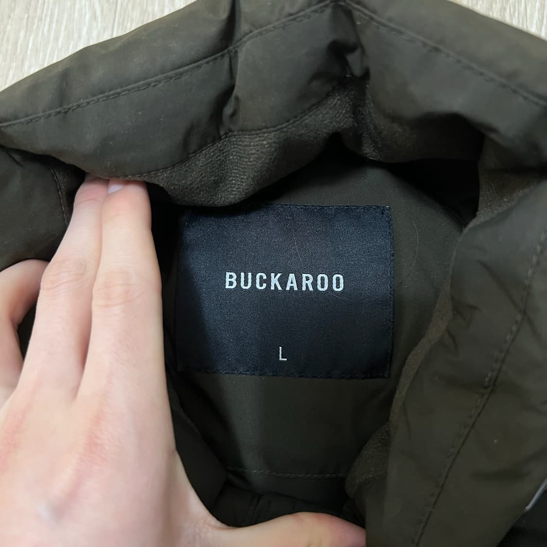 버커루 남성 와펜 덕다운 푸퍼 패딩 L/100  상품이미지5