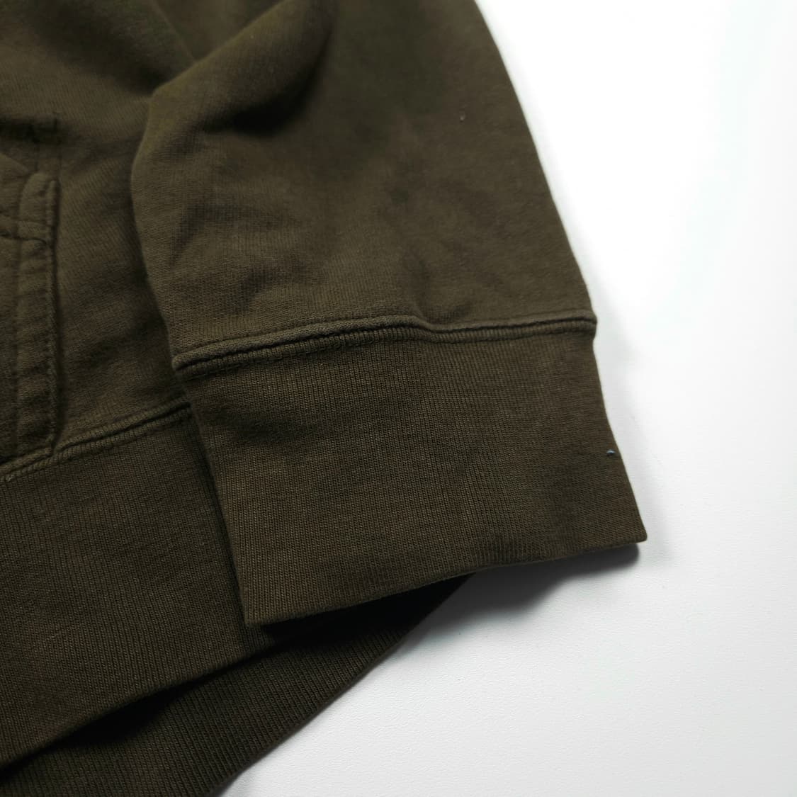 갭 빅로고 올드스쿨 카키 후드 티셔츠 (M) 상품이미지4