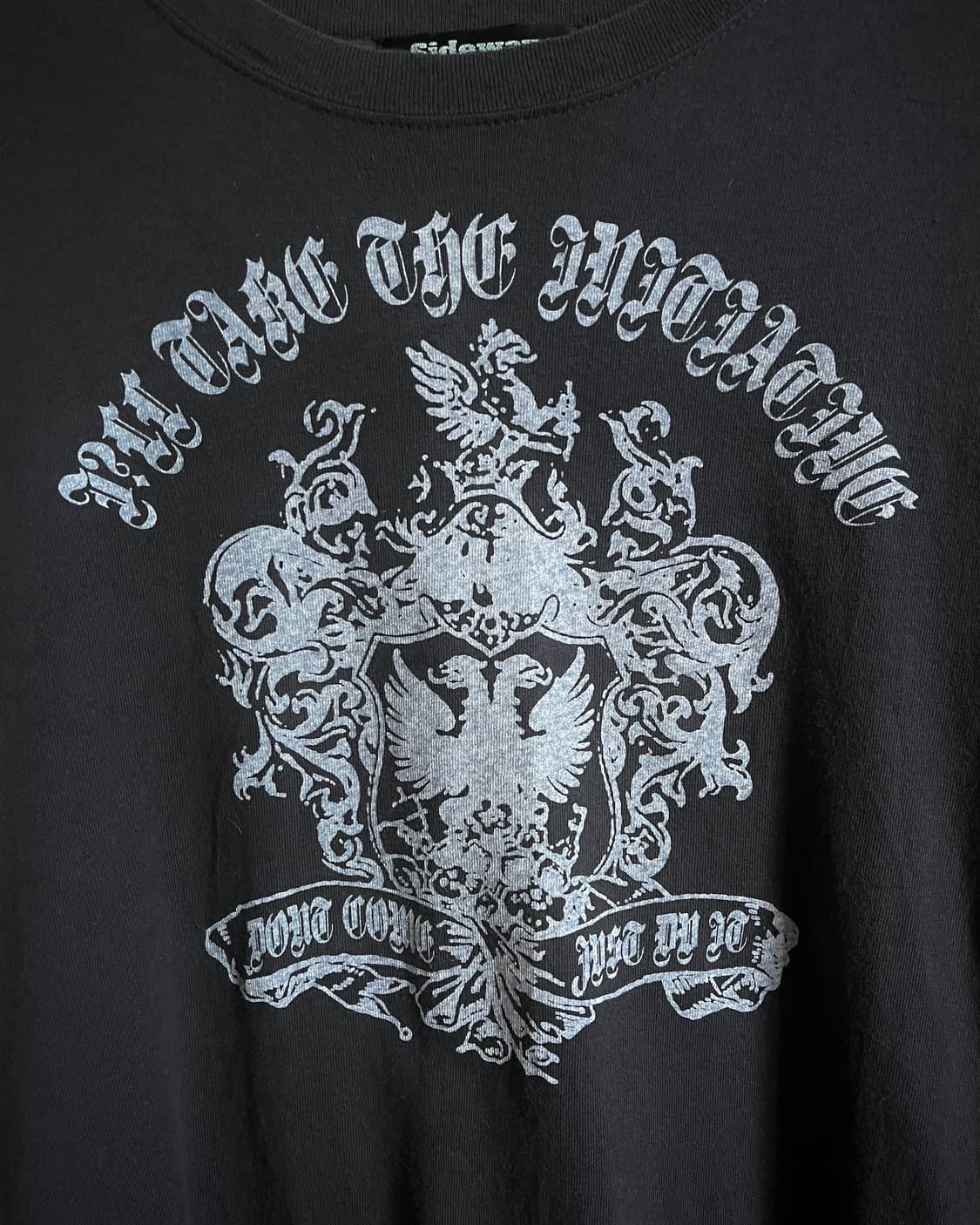 90-00s Sideway Gothic Print Long-Sleeve 상품이미지4