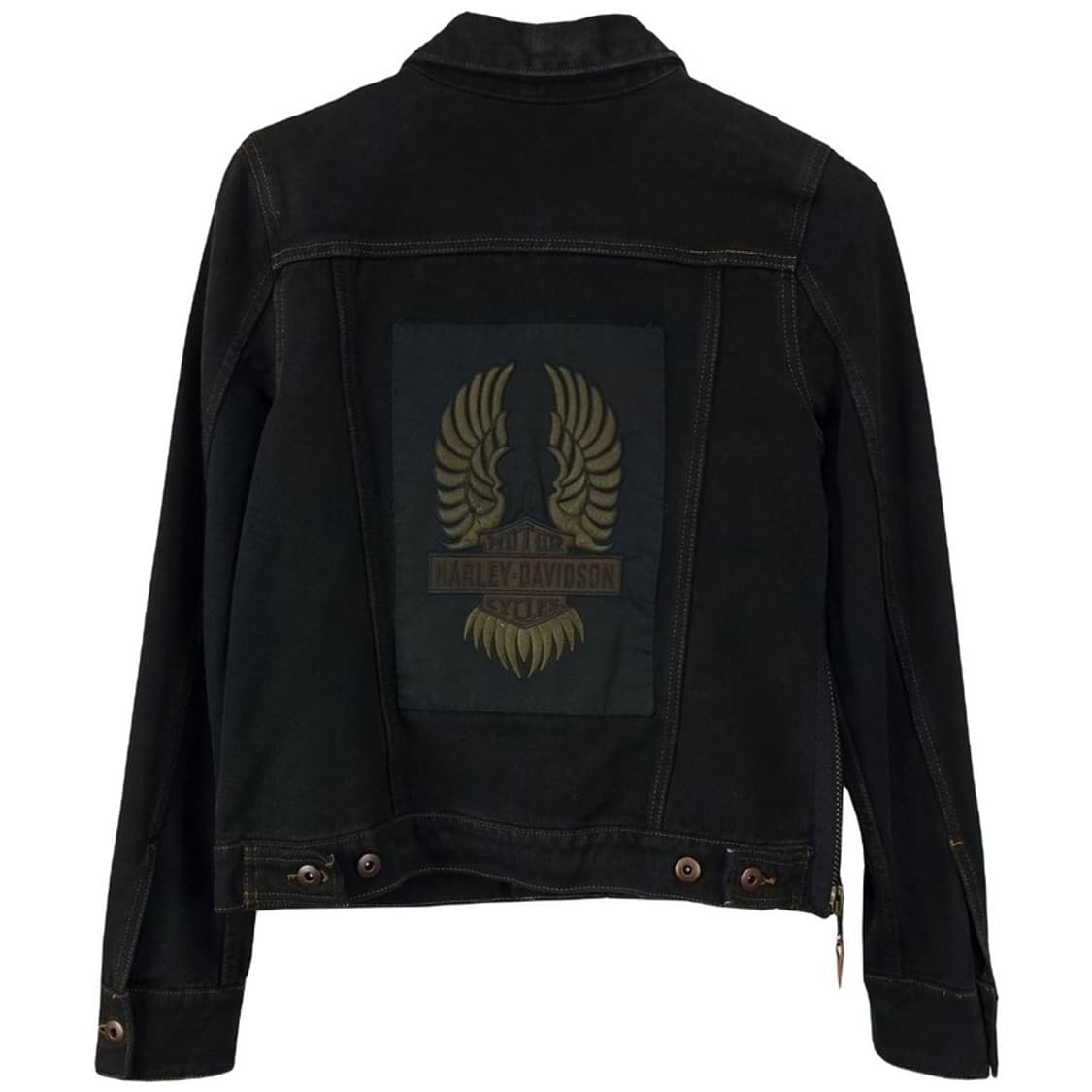 [할리데이비슨] 뒷판 빅로고 빈티지 데님 자켓 상품이미지3