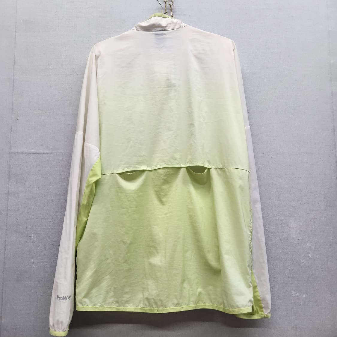 스파이더 로고 배색 투웨이 바람막이 XL(2XL) 상품이미지4