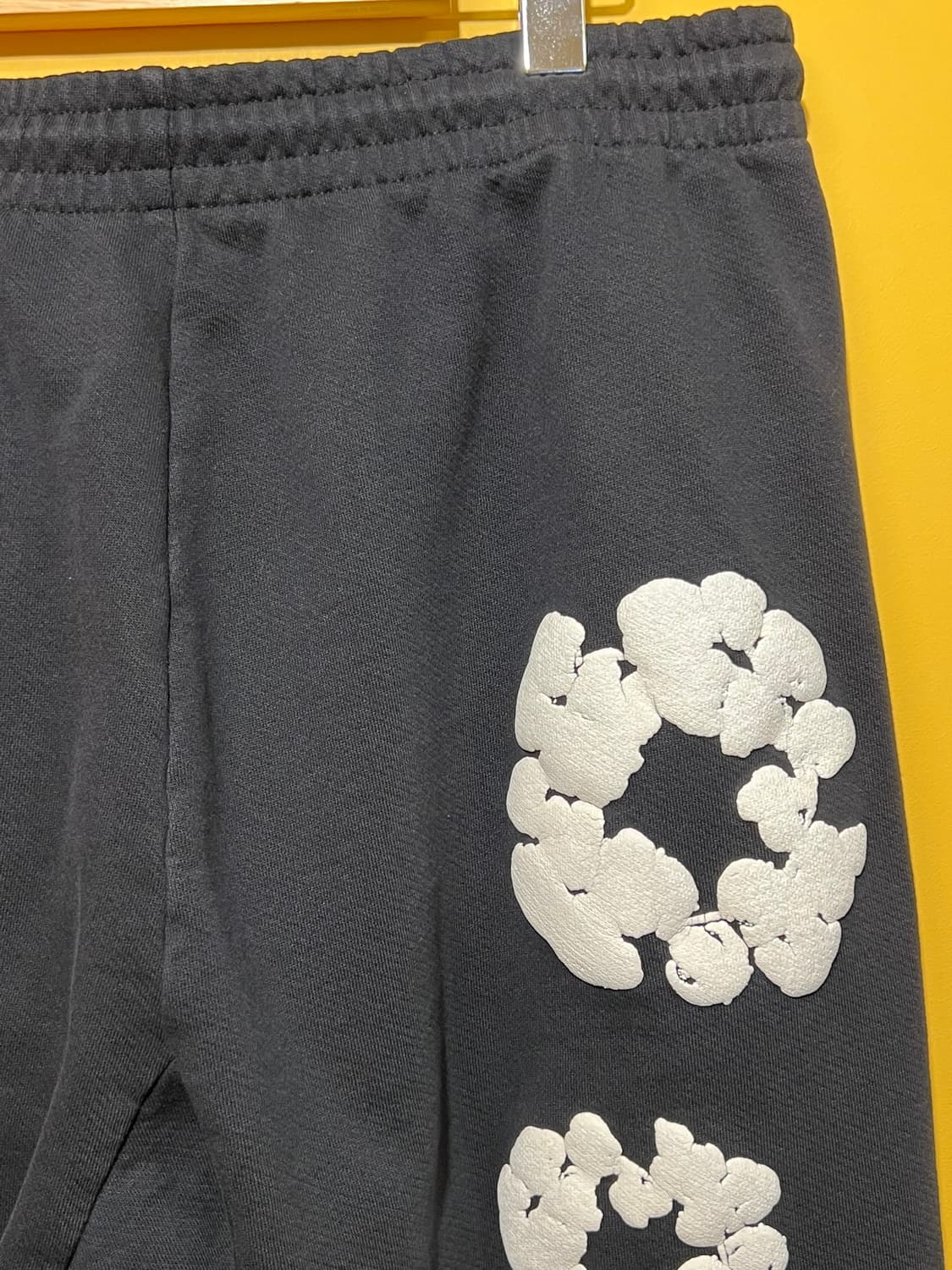 [XL] 데님 티어스 더 코튼 리쓰 스웨트팬츠 블랙 상품이미지7