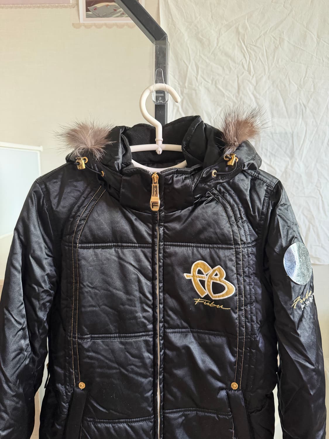 Fubu 후부 걸스 골드 블랙 패딩 상품이미지3