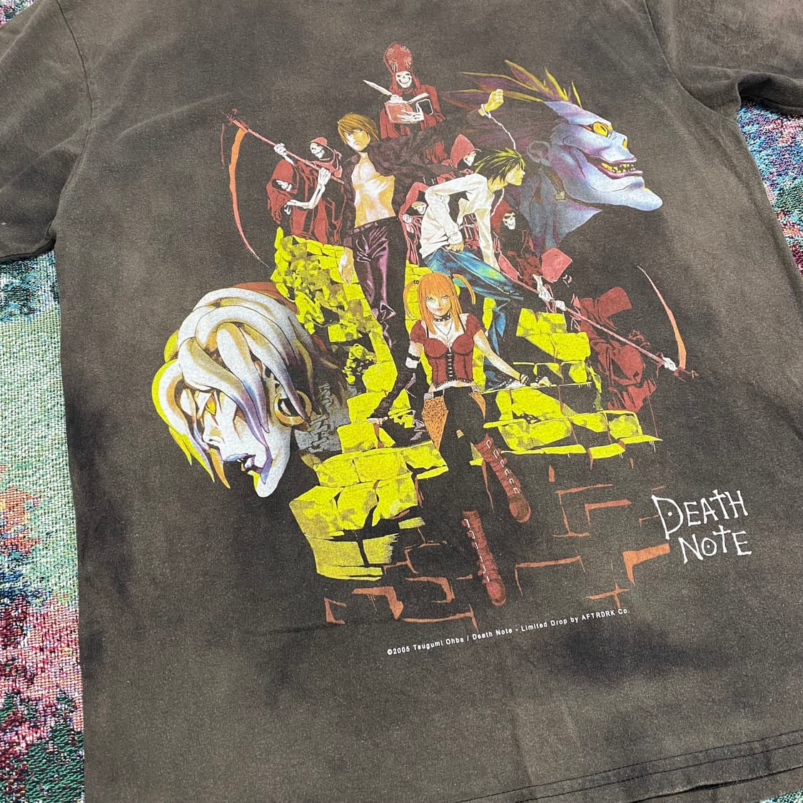 데스노트 부틀렉 애니메이션 티셔츠 상품이미지8